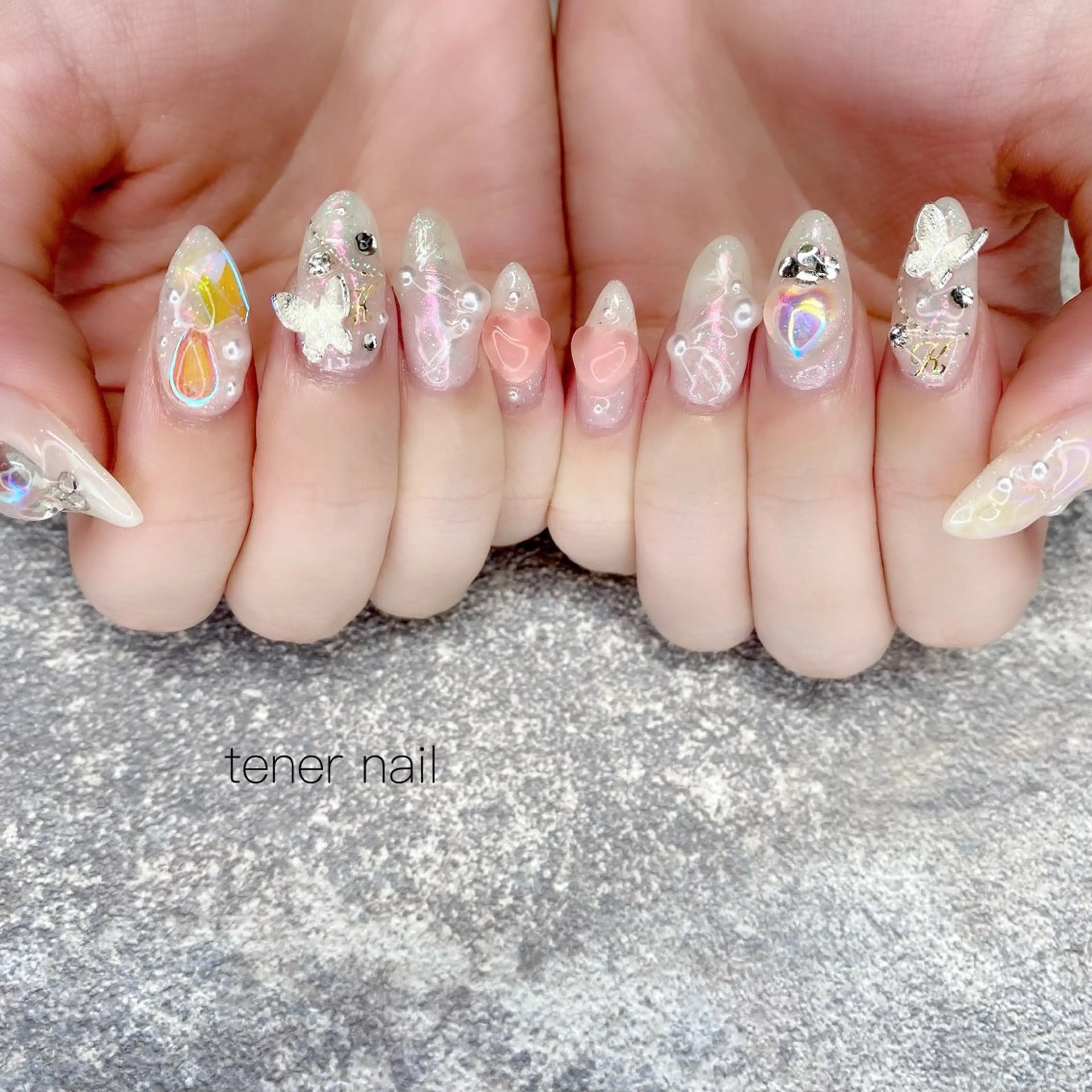 ネイル キラキラネイル テネルネイル tener nailのネイルデザイン