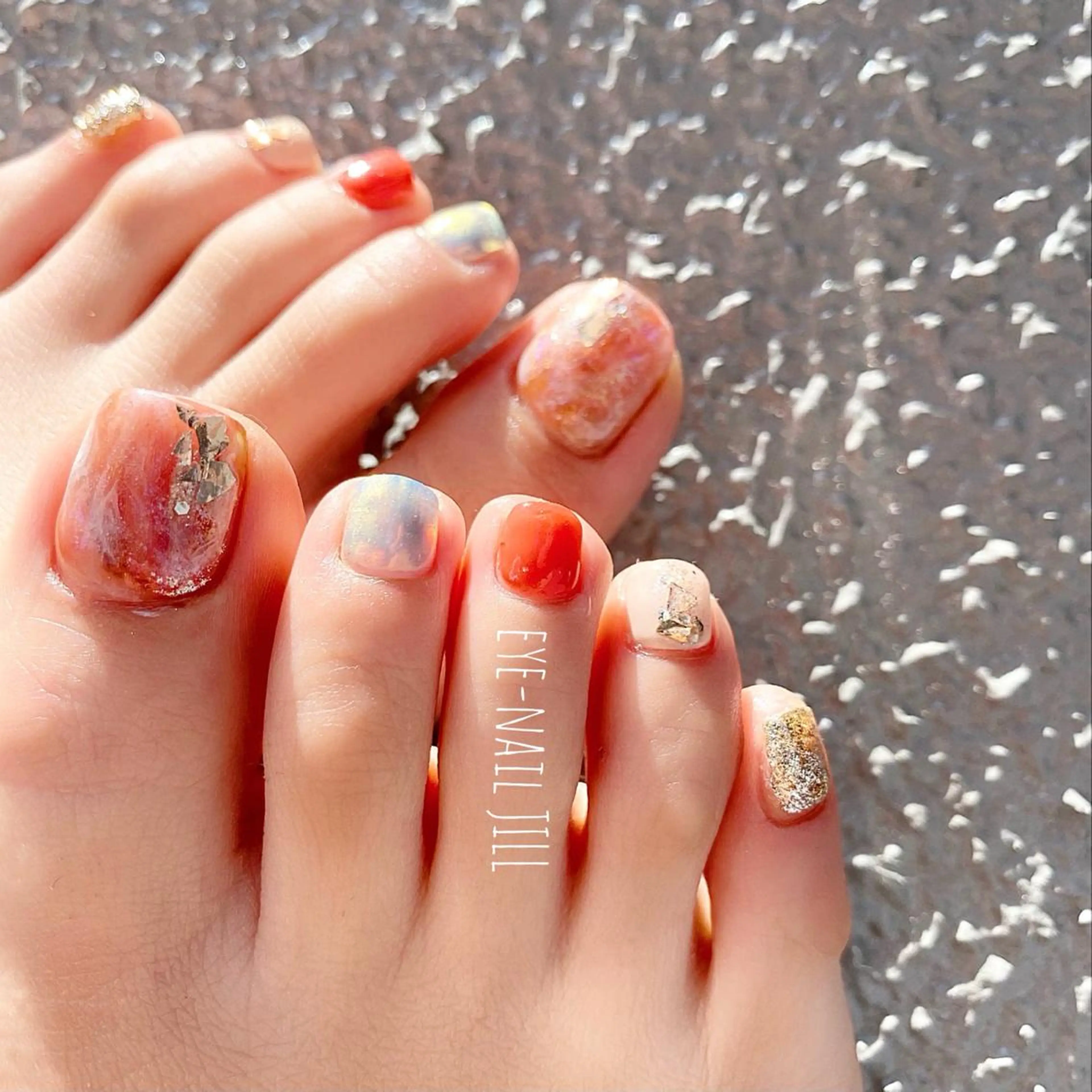 ネイル フットネイル JILL sa-yaのネイルデザイン