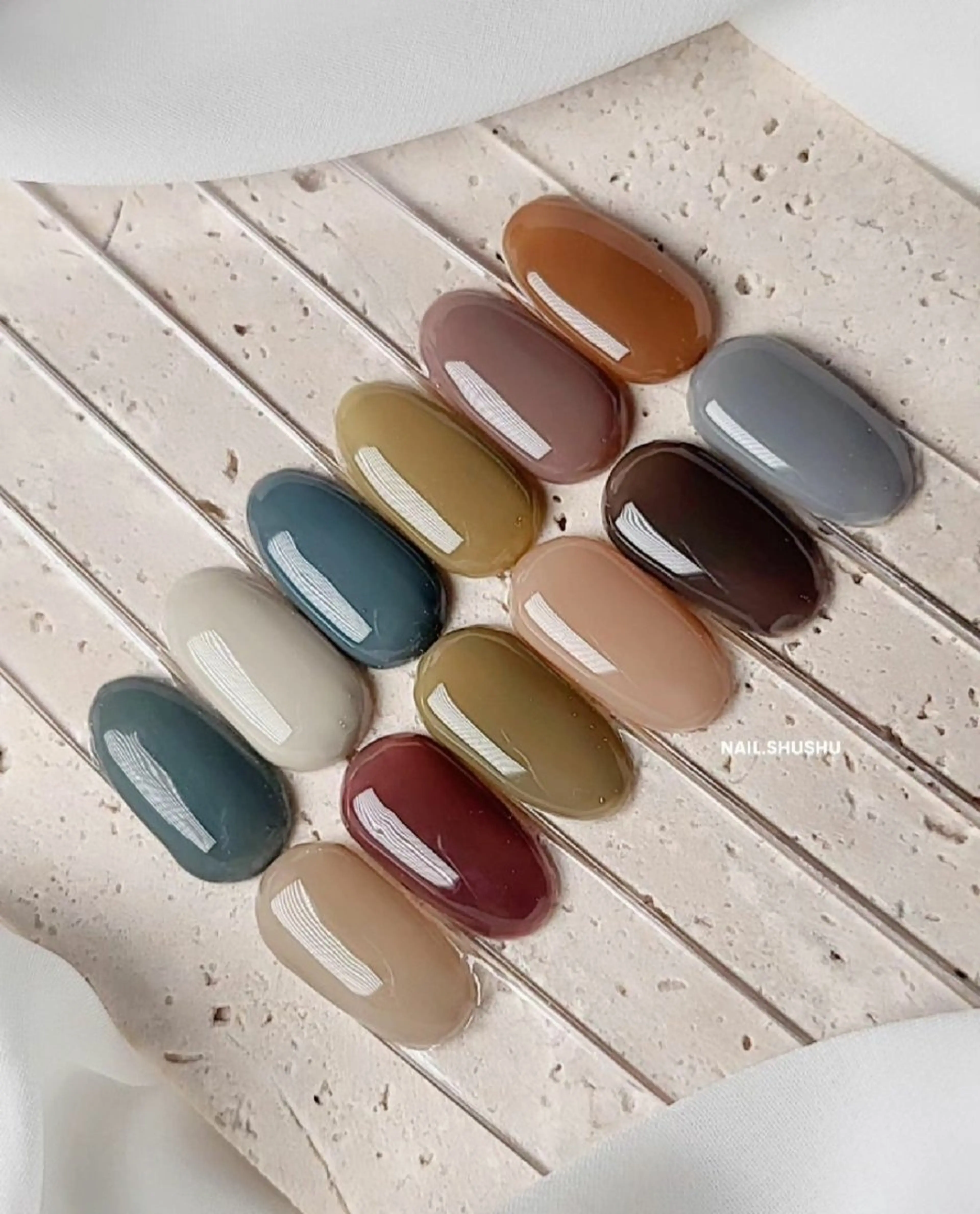 ネイル 持ち込み ニュアンスネイル ワンカラーネイル シンプルネイル 夏ネイル 3dパーツ/流行り 👧shushu❤️のネイルデザイン