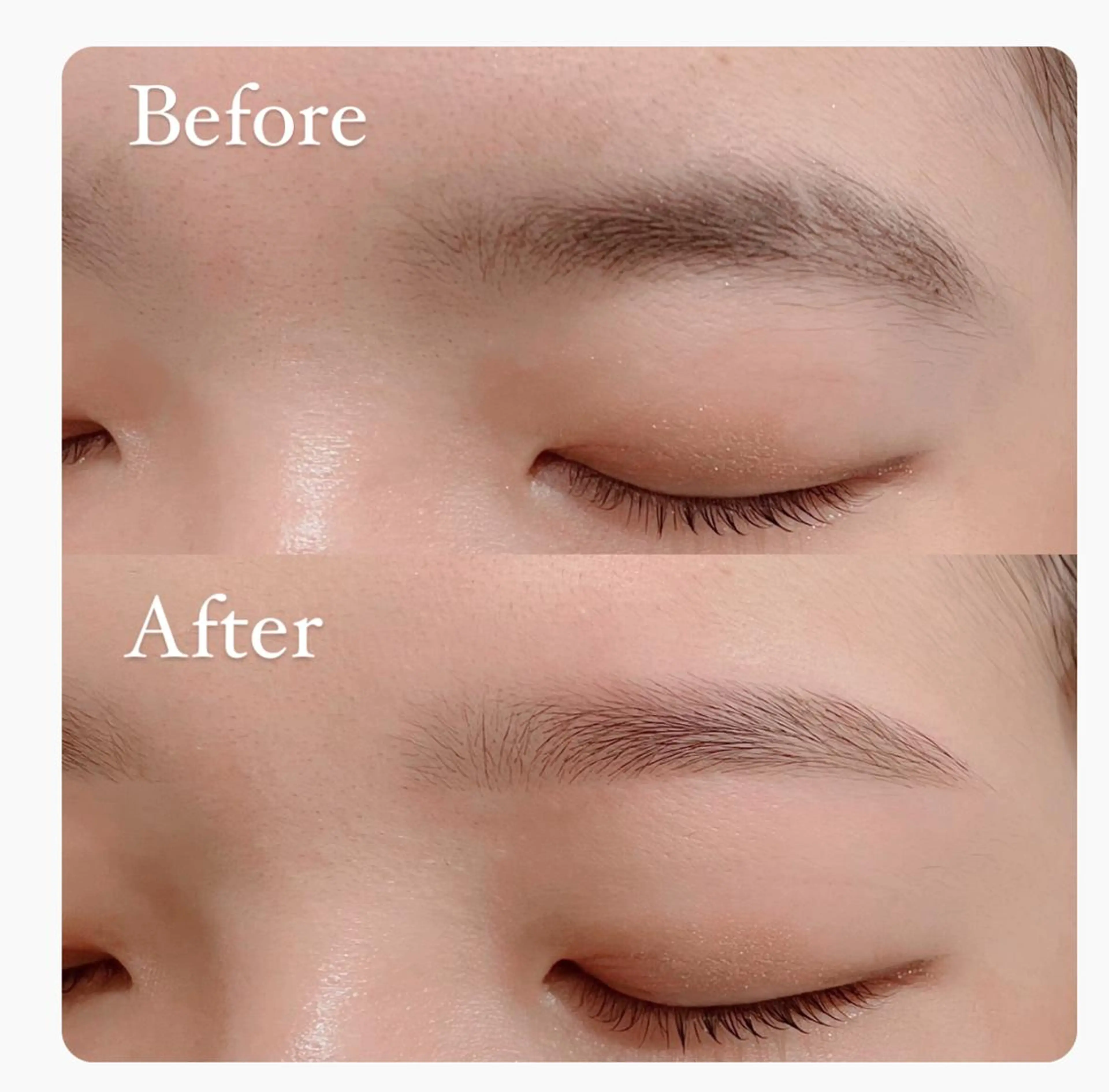 💚ミニモ限定💚【美眉スタイリング 】　美眉でワンランク上の垢抜け印象に✨眉WAX／メイク込⭐️天王寺・口コミ高評価の写真