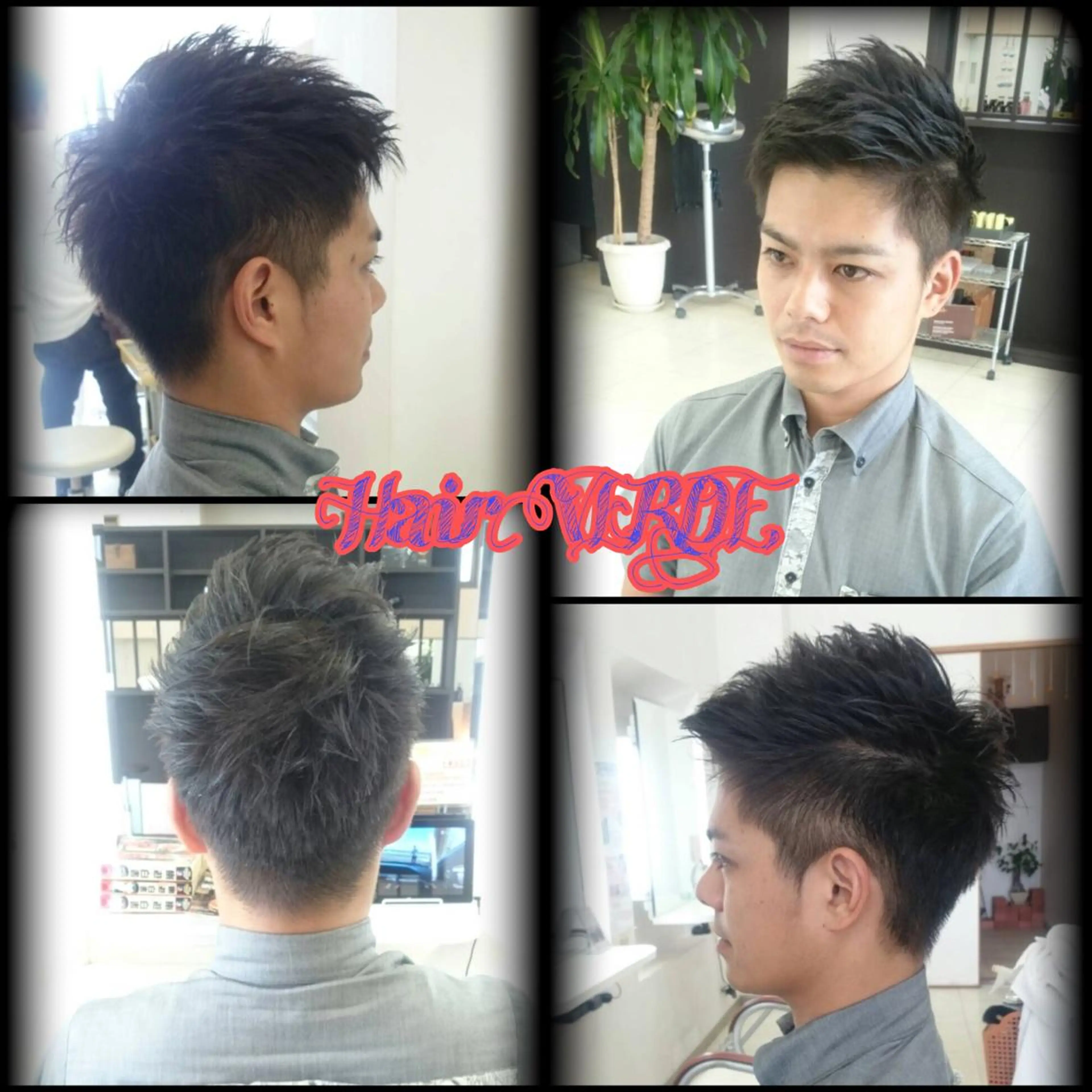ショート メンズ Hair VERDEのヘアスタイル