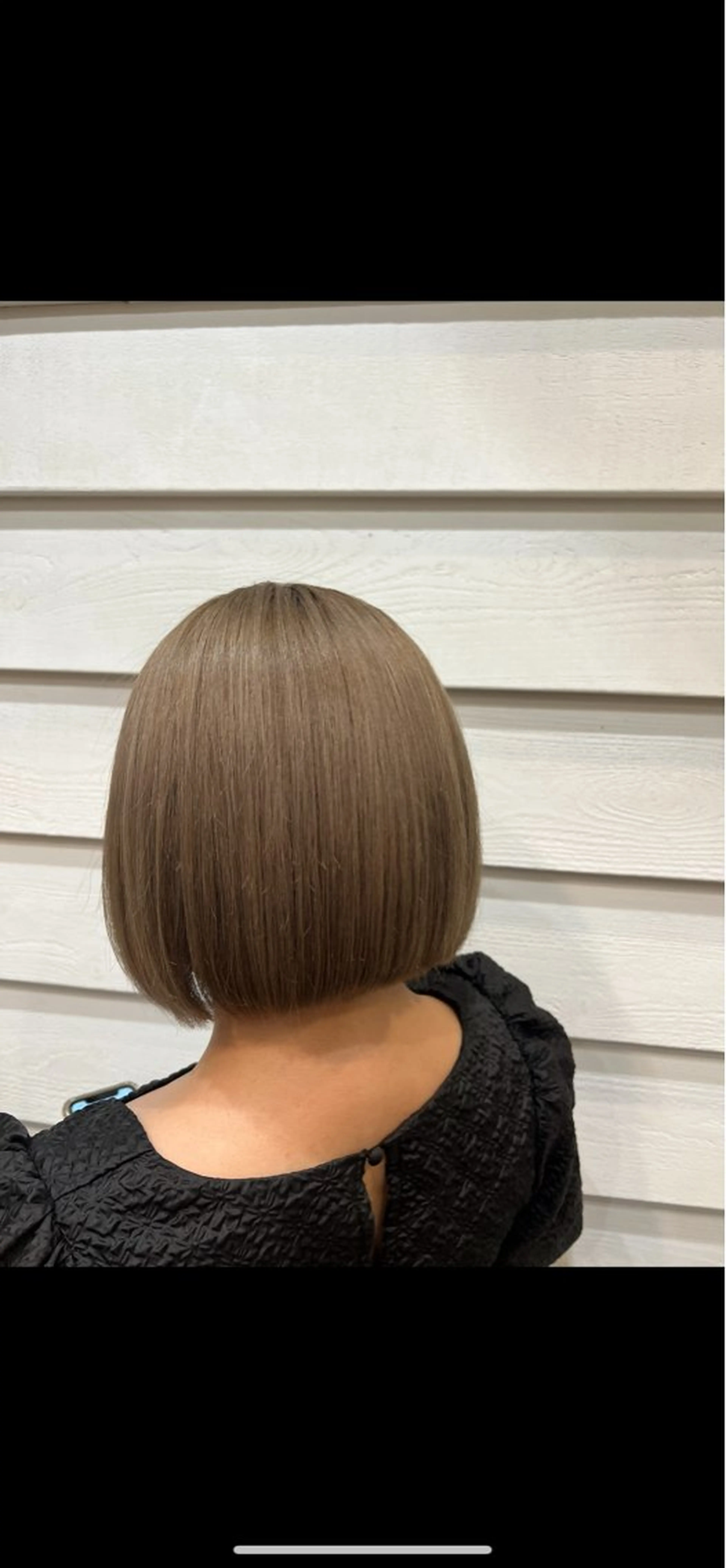 ショート カラー ベージュカラー ボブ Sand&Rose所属・🍀似合わせカット 🍀柳澤里玖のヘアスタイル