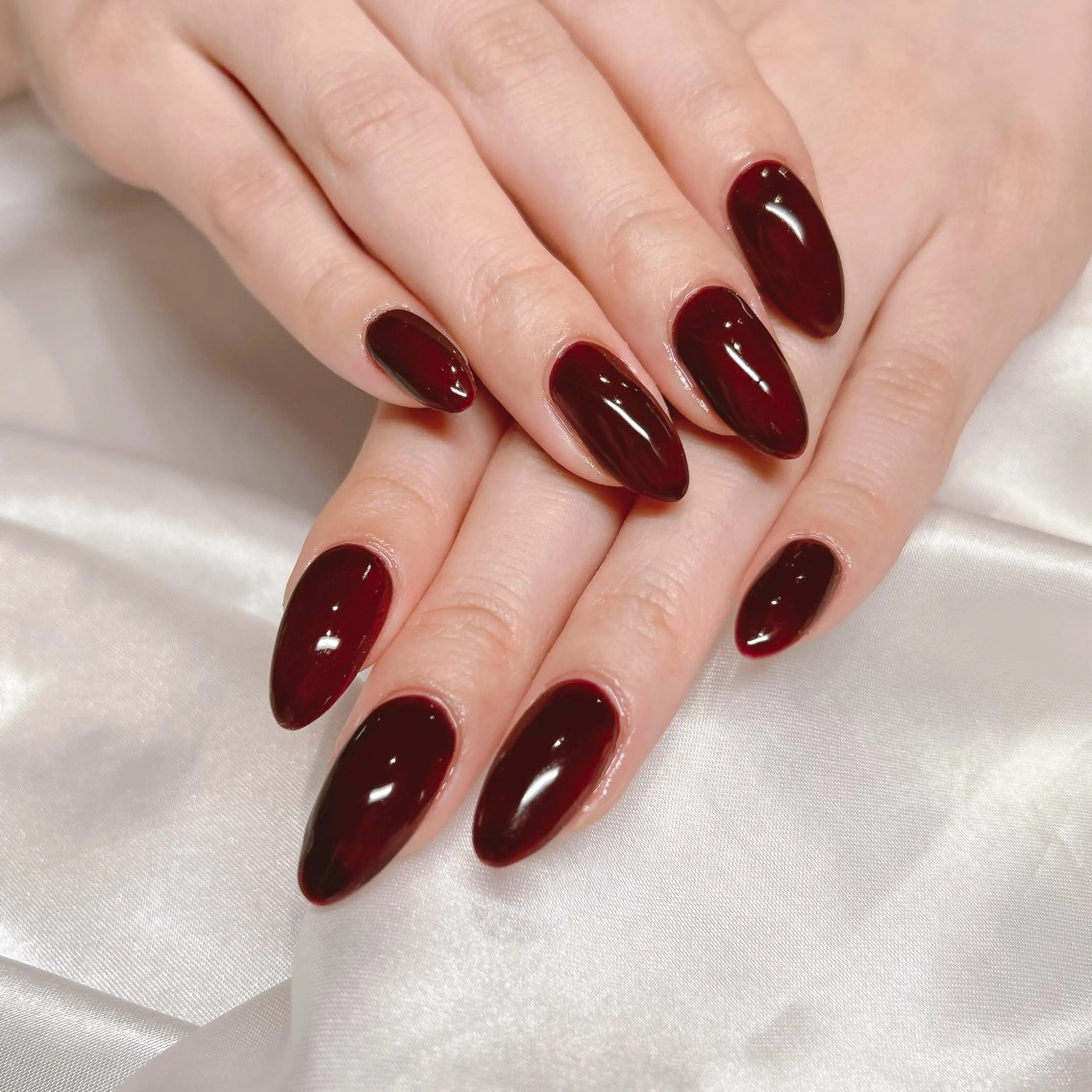 ネイル ボルドー ハンドネイル junna 金山.東別院.上前津のネイルデザイン