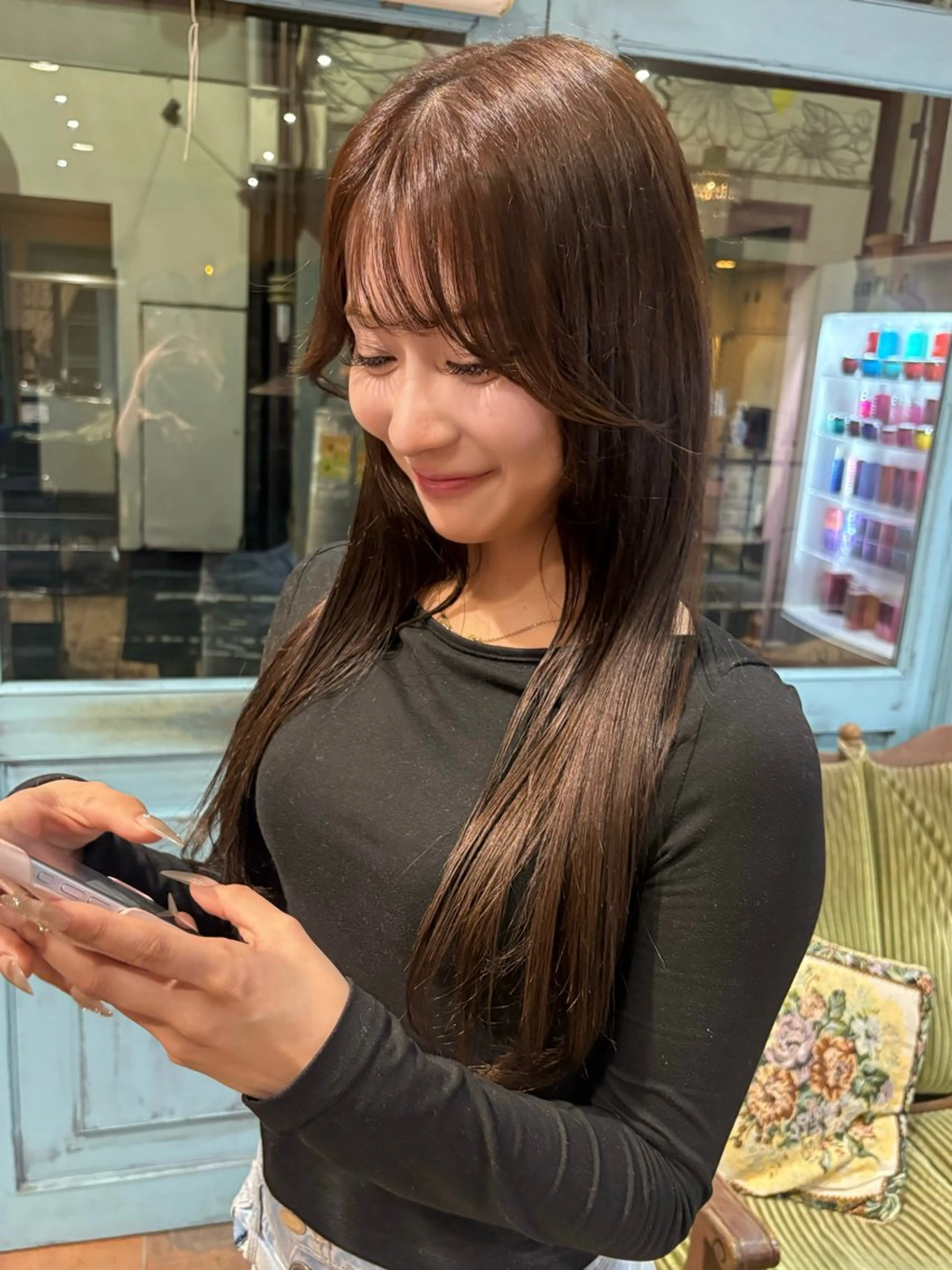 《🌸minimo 新規様限定🌸》【人気No. 1】カット+ジュエリーカラー🥣+トリートメントカットの写真