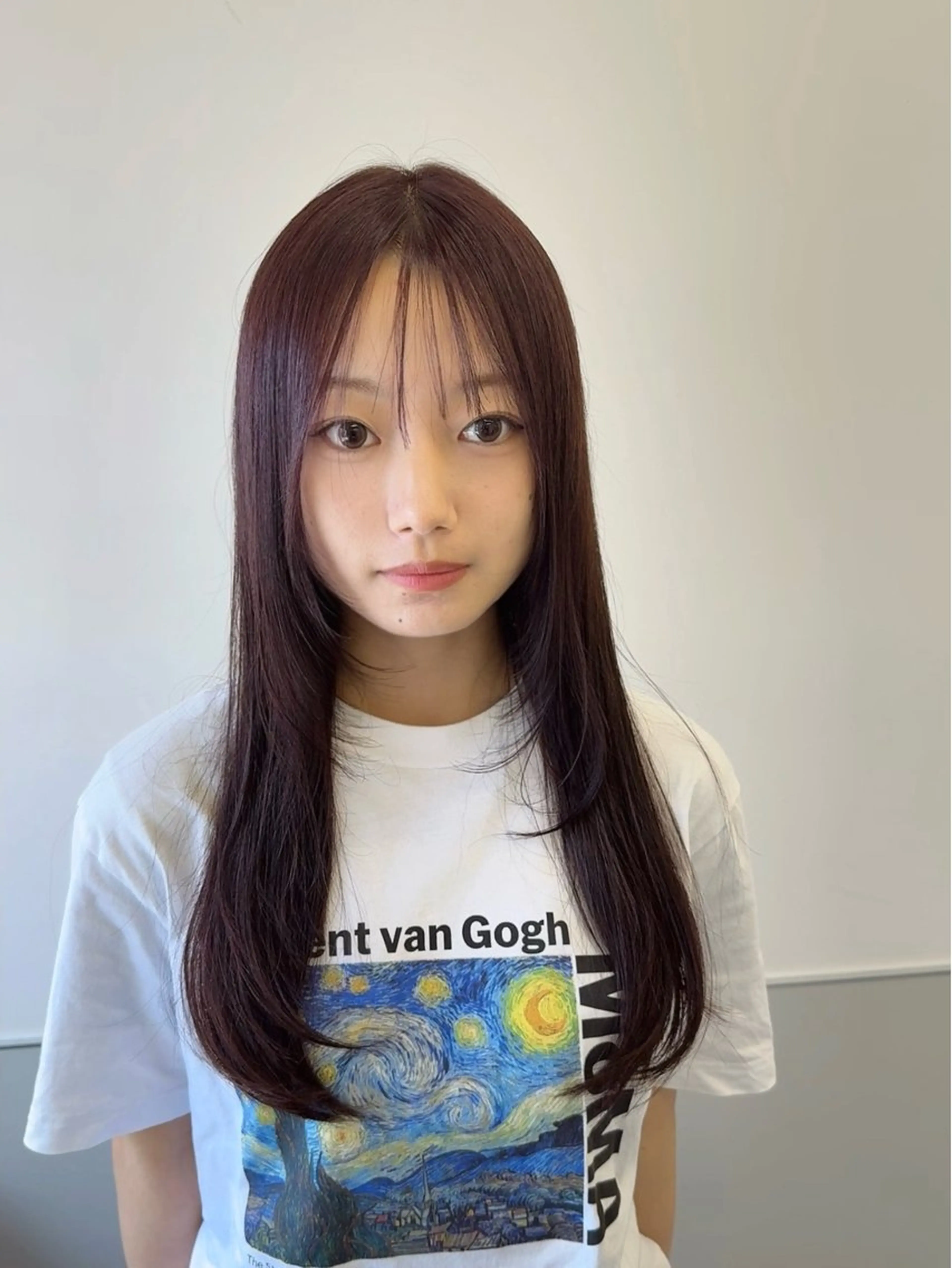 ロング 韓国風ヘア レイヤーカット トリートメント ワンホンヘア カット ヘアカラー トリートメント 韓国ヘア🇰🇷 スズキのヘアスタイル