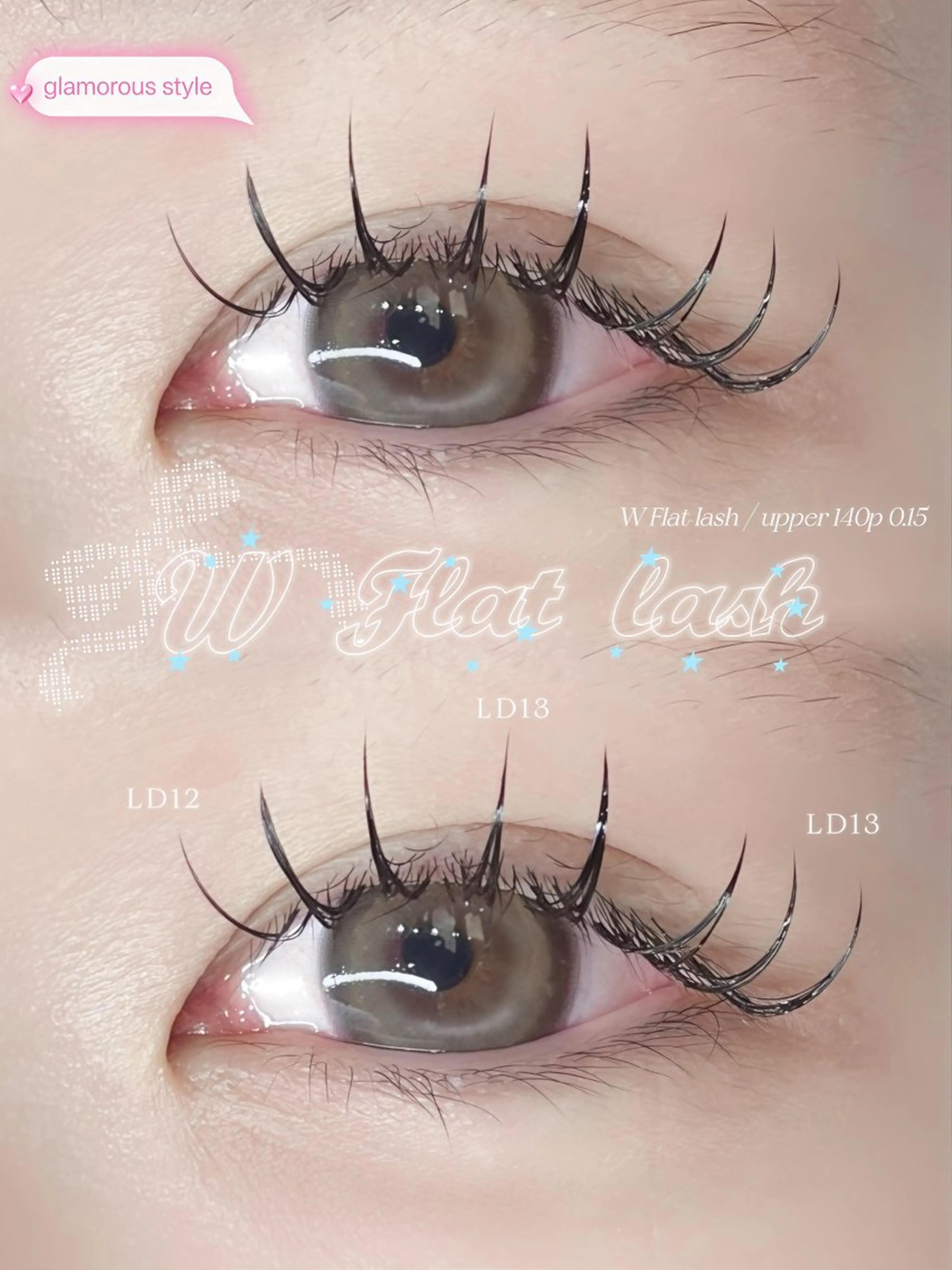 🎀ダブルフラットラッシュ🎀100束(200本)⭐️コーティング仕上げ無料オフ無料🆓の写真