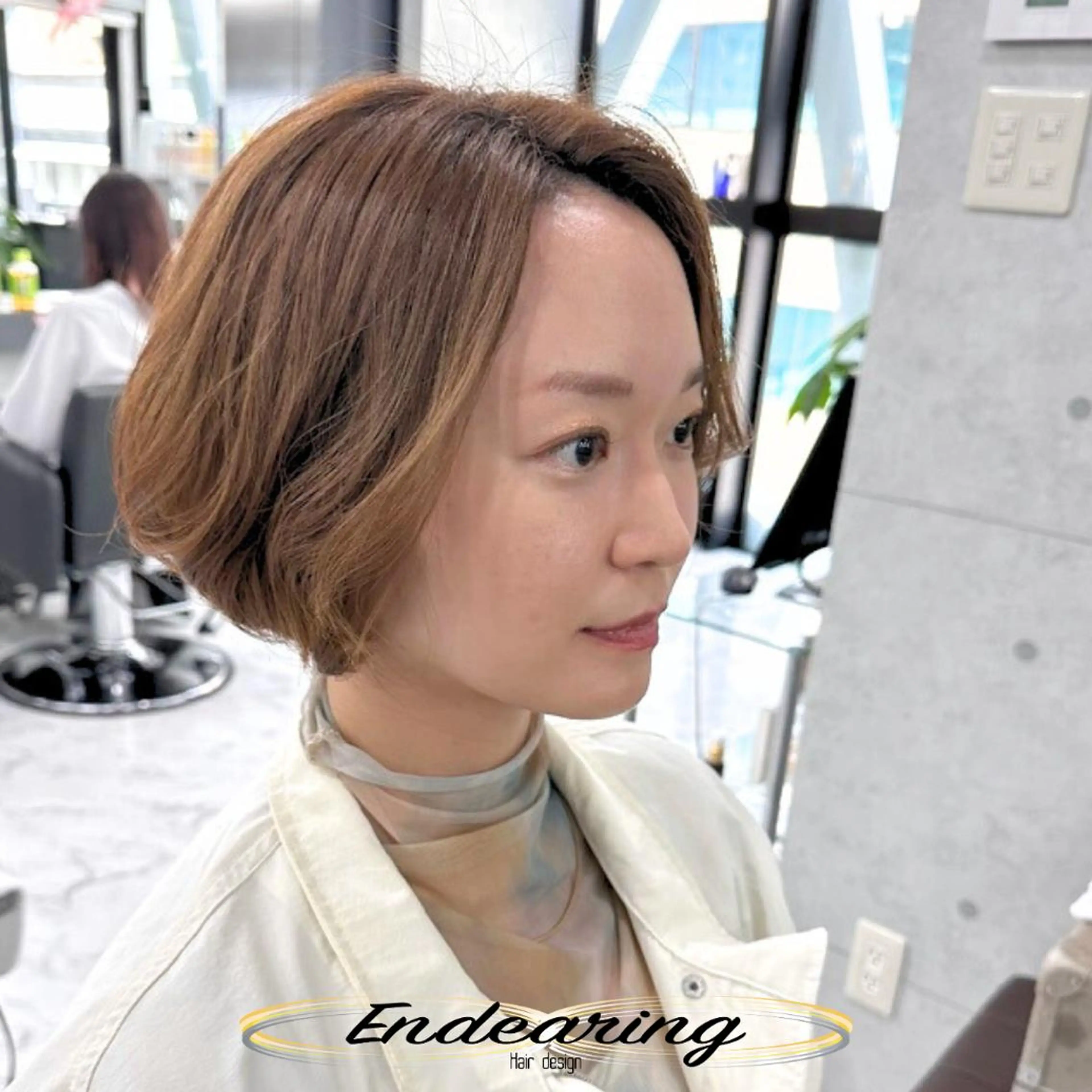 ショート ショートボブ ボブ レイヤーカット 似合わせカット ショートヘア カット ヘアカラー Endearing 銀座/レイヤーカットのヘアスタイル