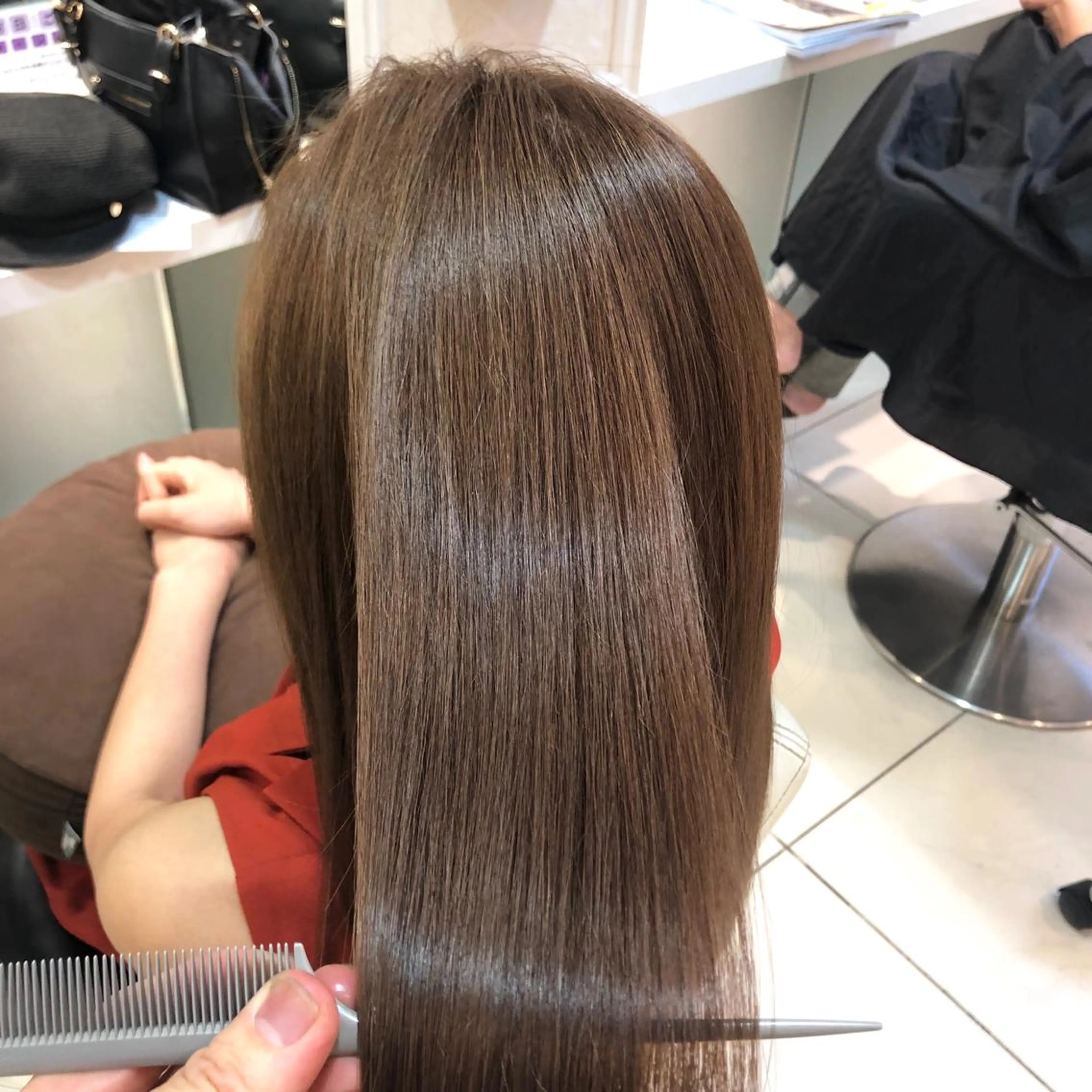 ロング 髪質改善 縮毛矯正 トリートメント カット ヘアカラー トリートメント 🌈ぷる艶カラー🌈 髪質改善👑柳沼尚貴のヘアスタイル