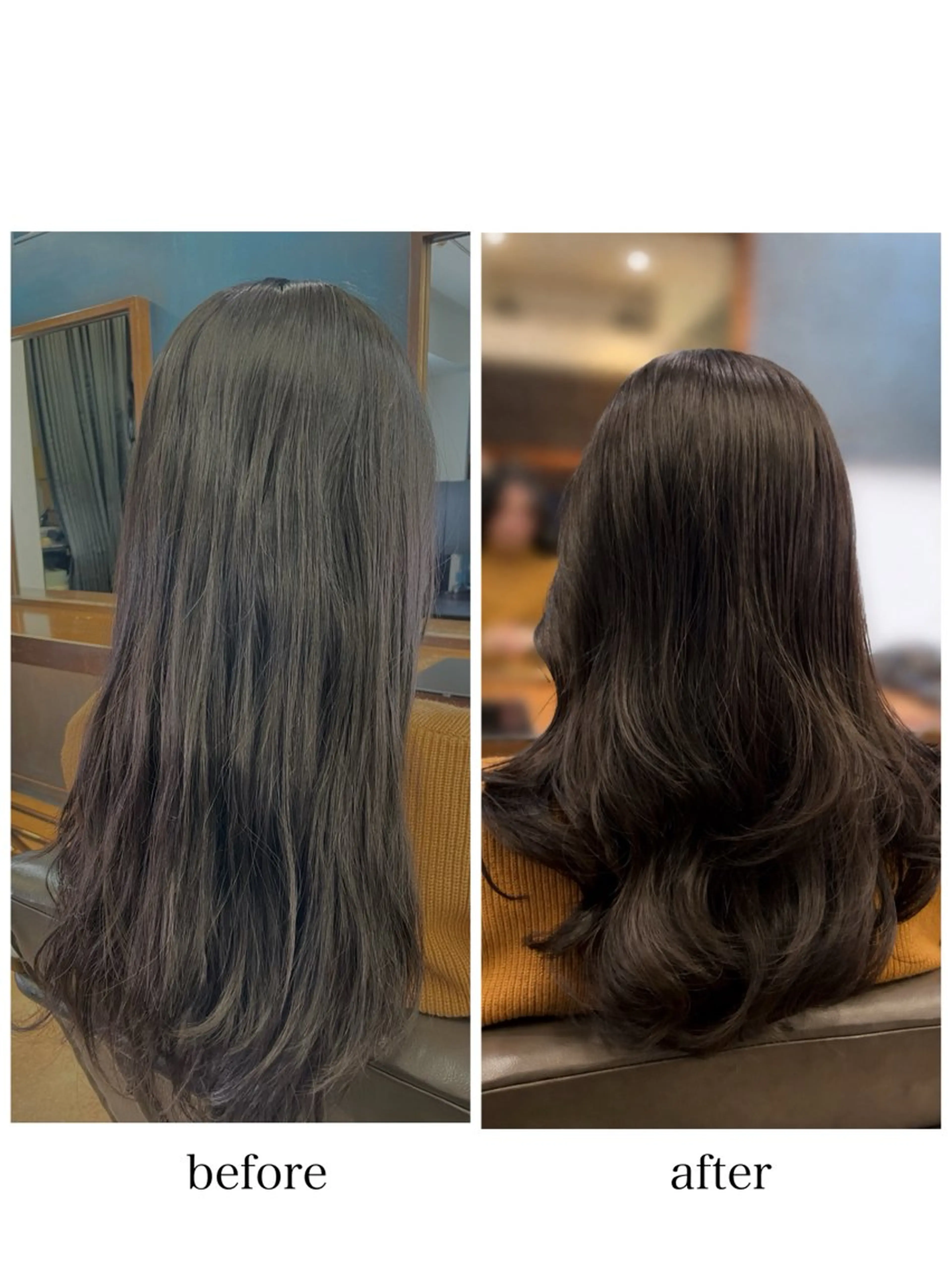 ロング 髪質改善 韓国風ヘア 縮毛矯正 トリートメント カット パーマ トリートメント レイヤー/デジパ SAKIのヘアスタイル