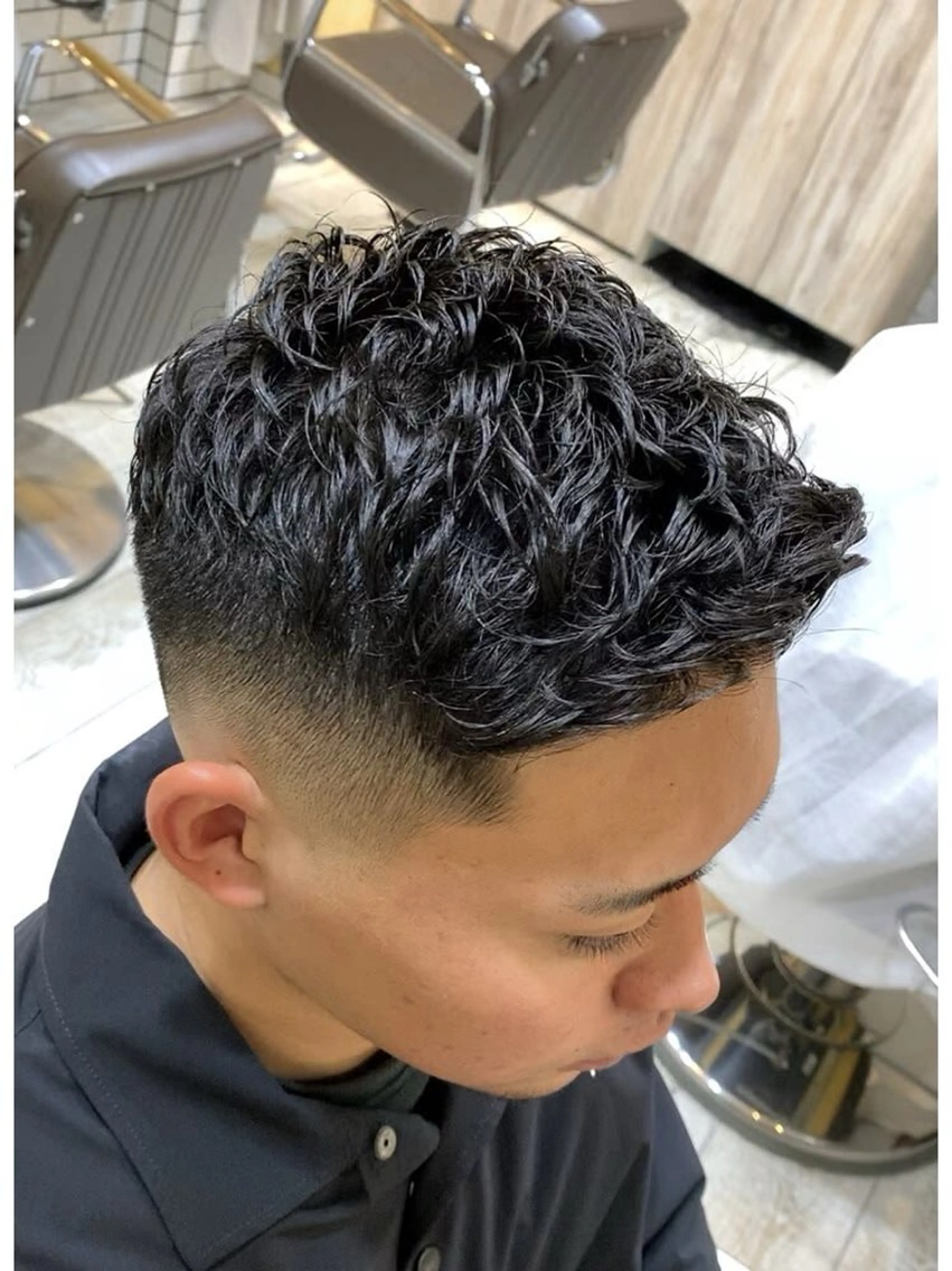 カット+アイロンパーマの写真