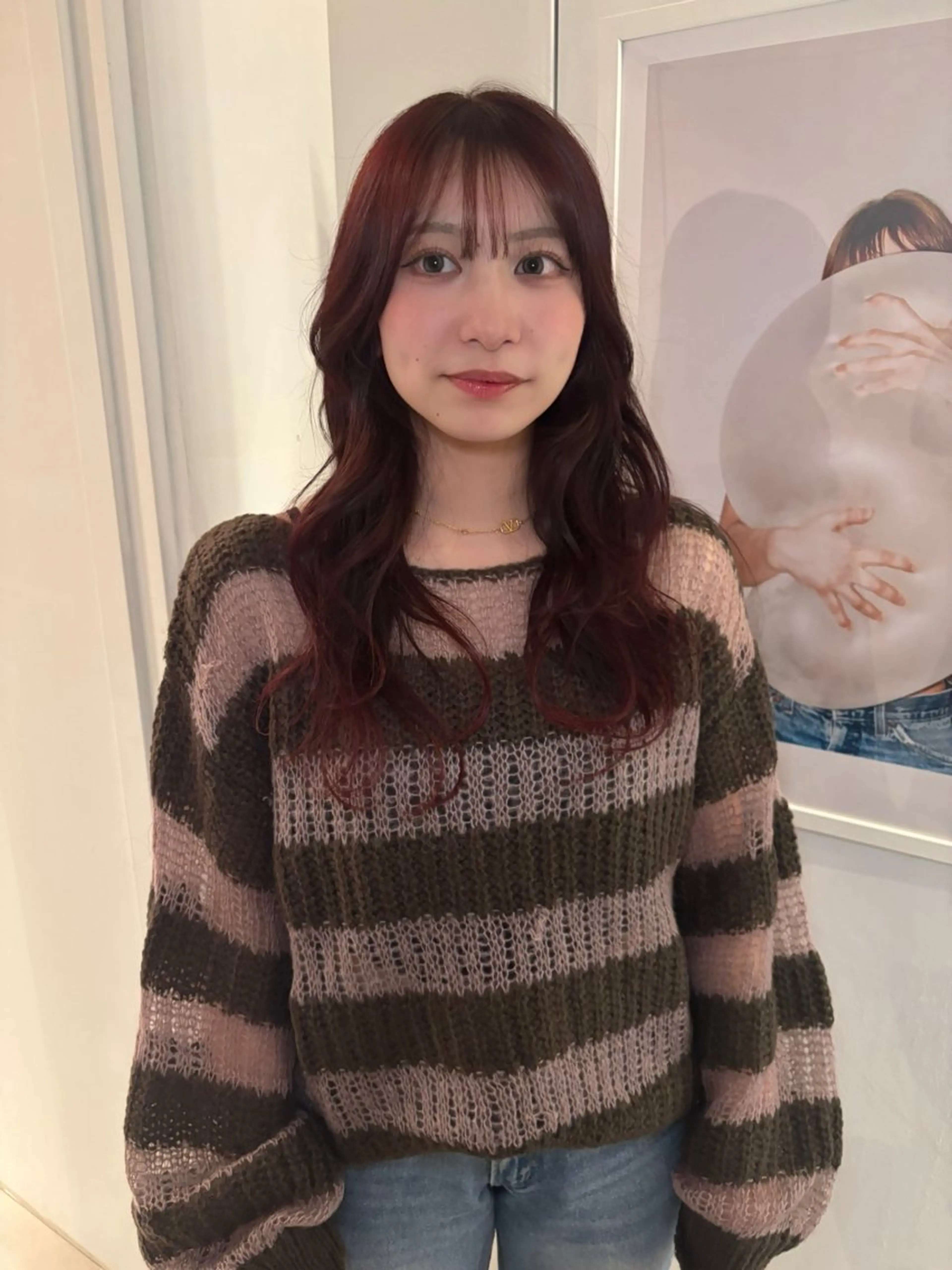 ロング カラー カット ヘアカラー riria/ボブ /透明感カラー🎀のヘアスタイル