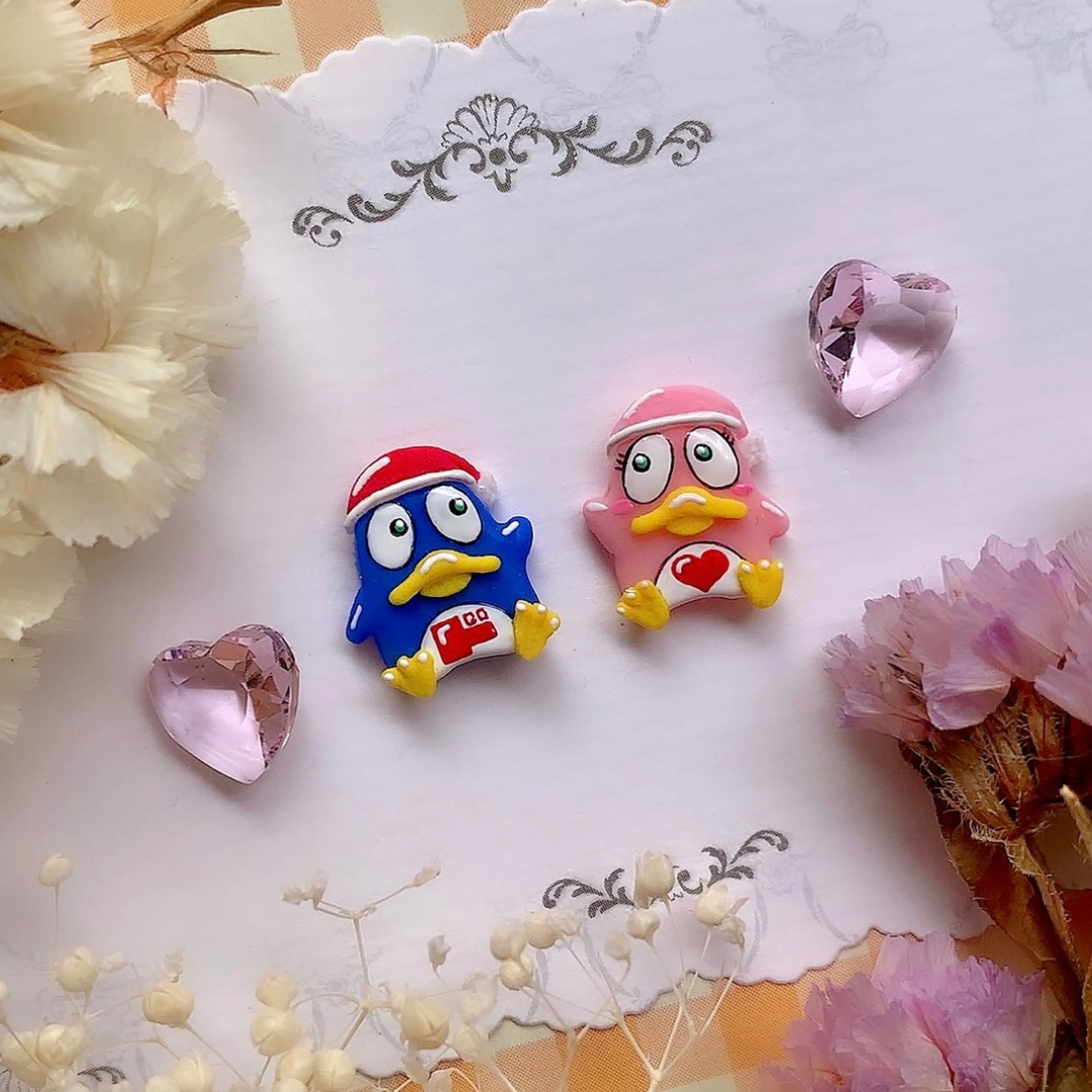 ネイル アートネイル ぷっくりネイル シェアサロンLei.g(レイジー)所属・3Dアートネイル💗 都築レナのネイルデザイン