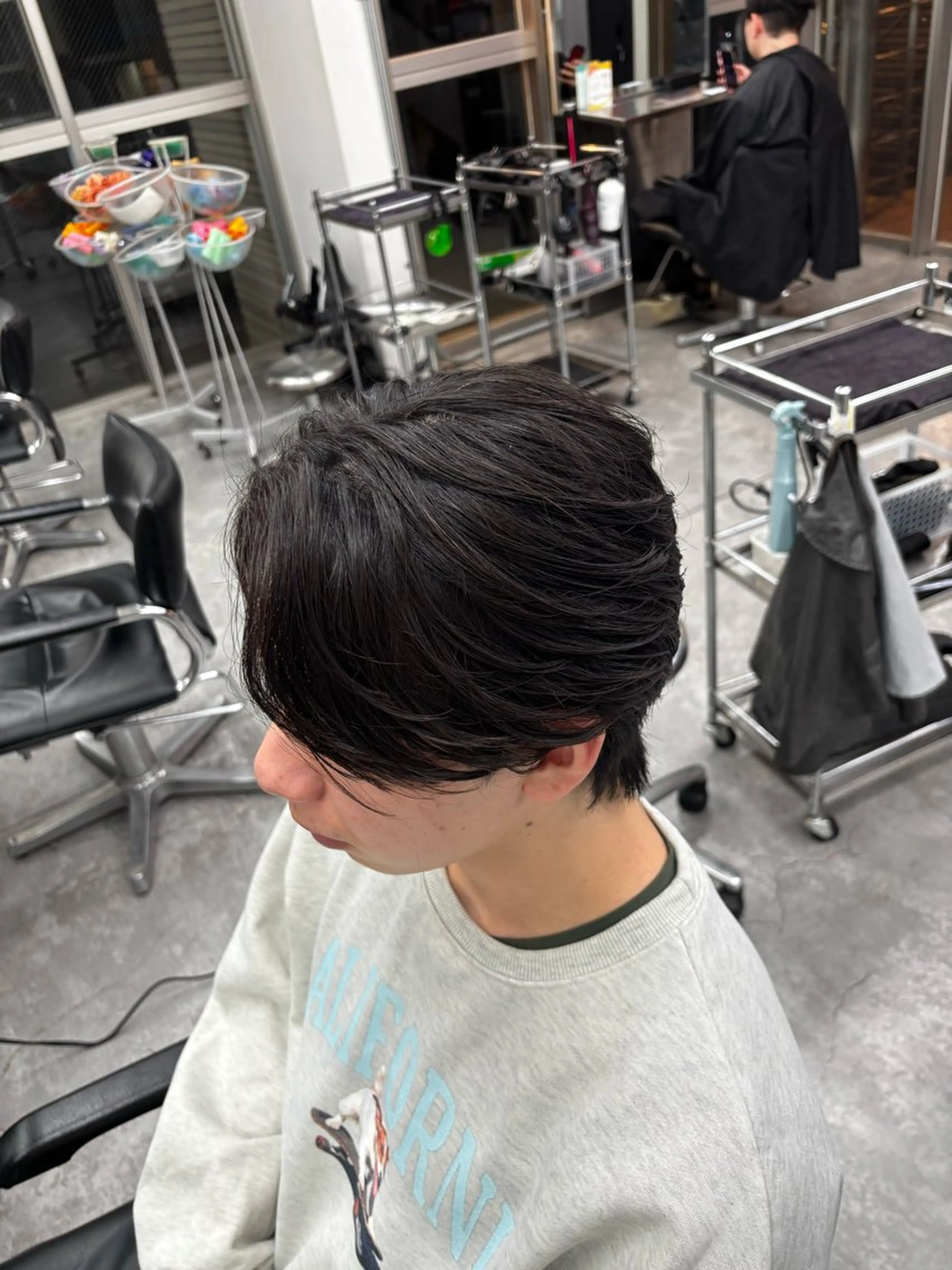 パーマ メンズ カット パーマ メンズ特化✨️ 韓国風パーマ🔥一八のヘアスタイル