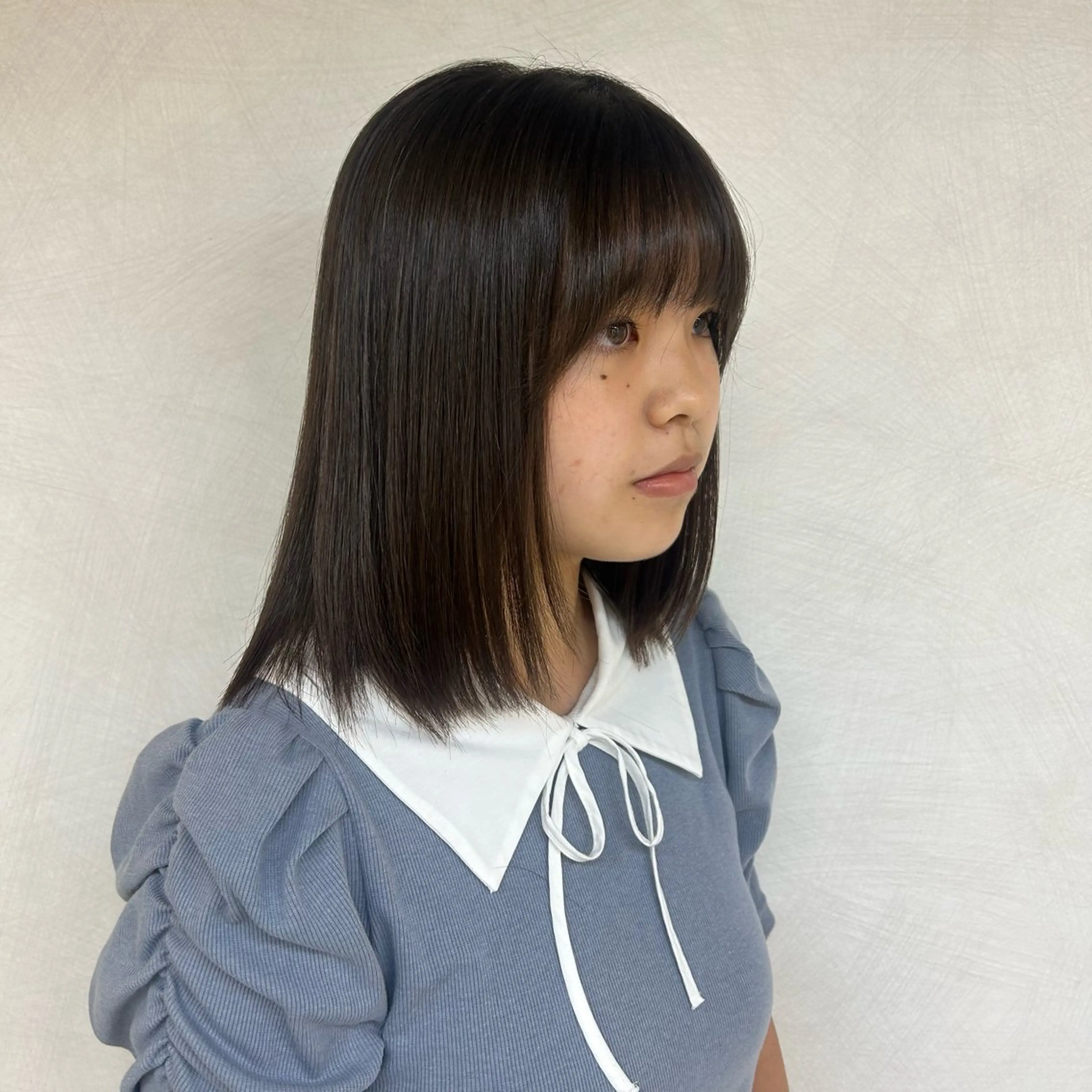 ミディアム 縮毛矯正 カット 縮毛矯正 レイヤー/髪質改善 🫧小町 紗耶華のヘアスタイル