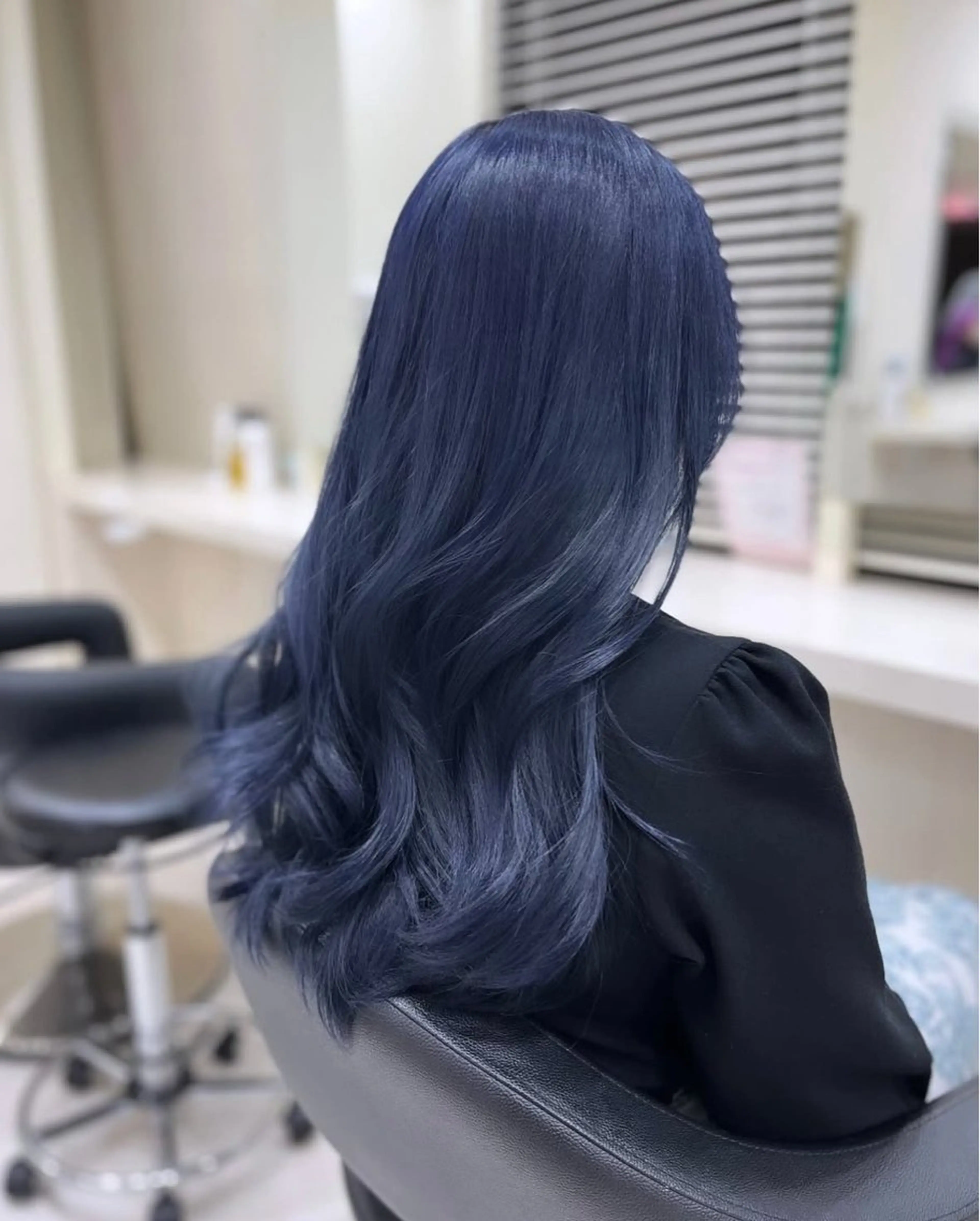 ロング カラー 大人っぽ韓国ヘア 寒色💙yuma💙のヘアスタイル