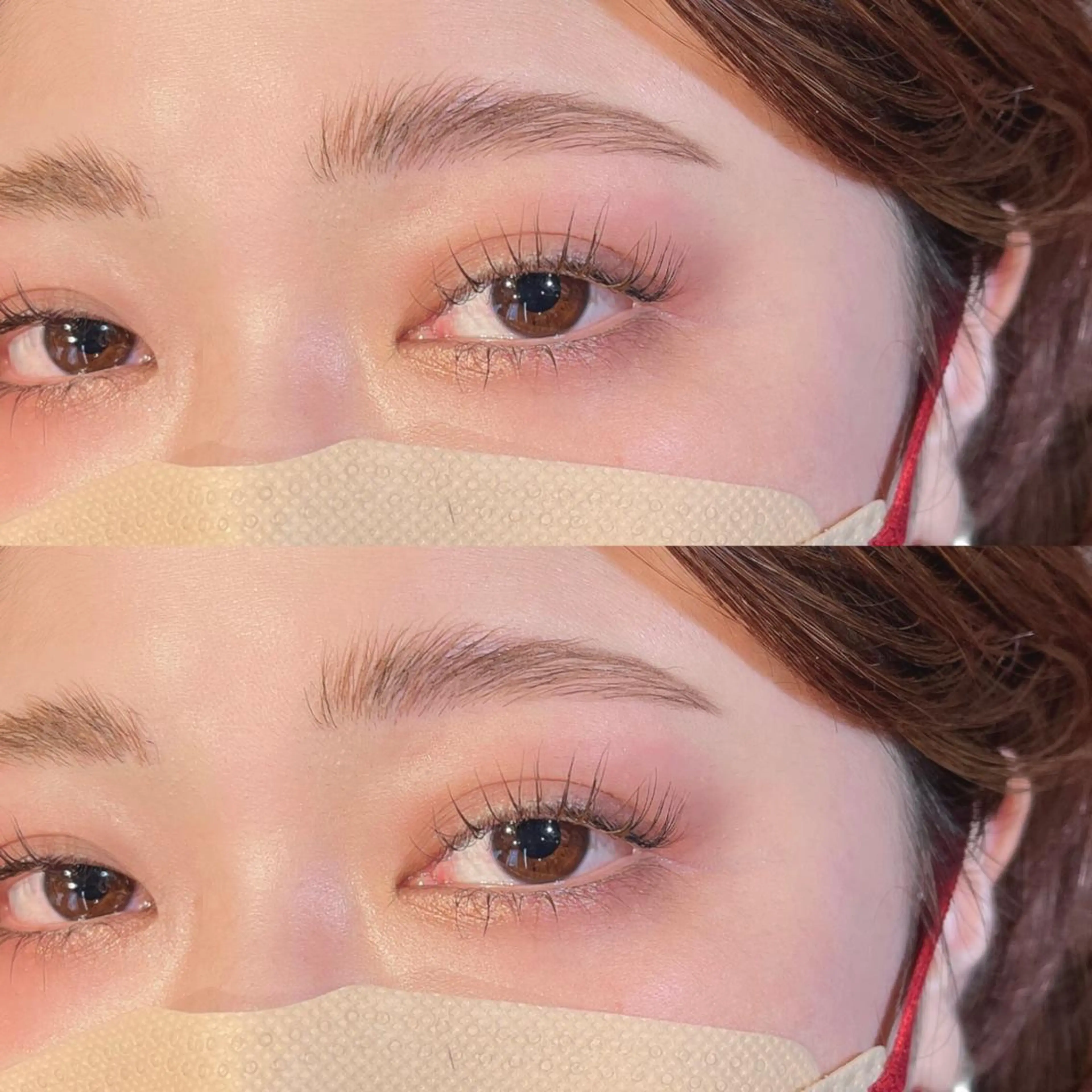 【人気No.1⁂】まつげパーマ＋眉毛ワックス脱毛👼🏼の写真