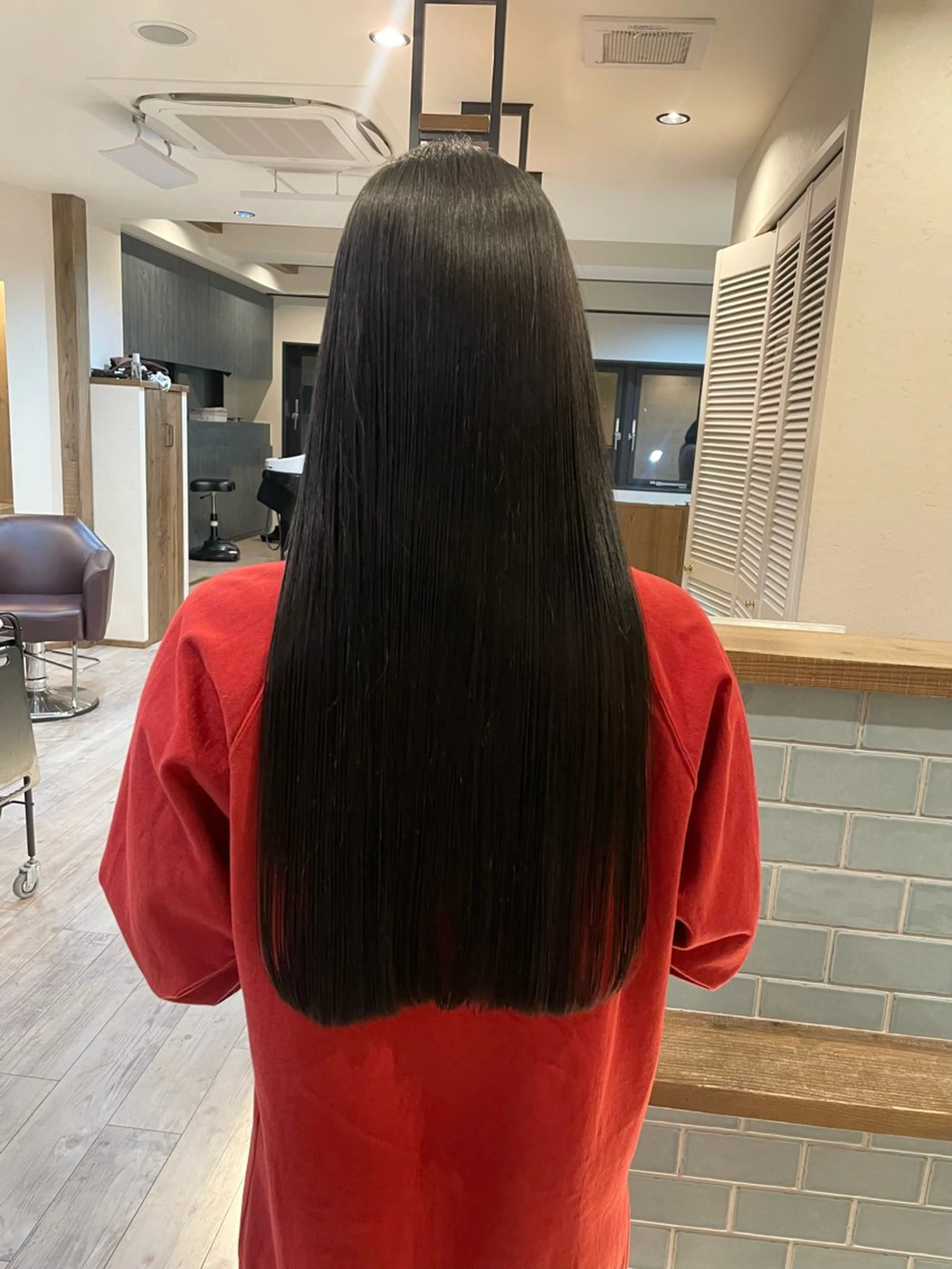 【✨梅雨時期人気✨】髪質改善縮毛矯正+4stepトリートメントの写真