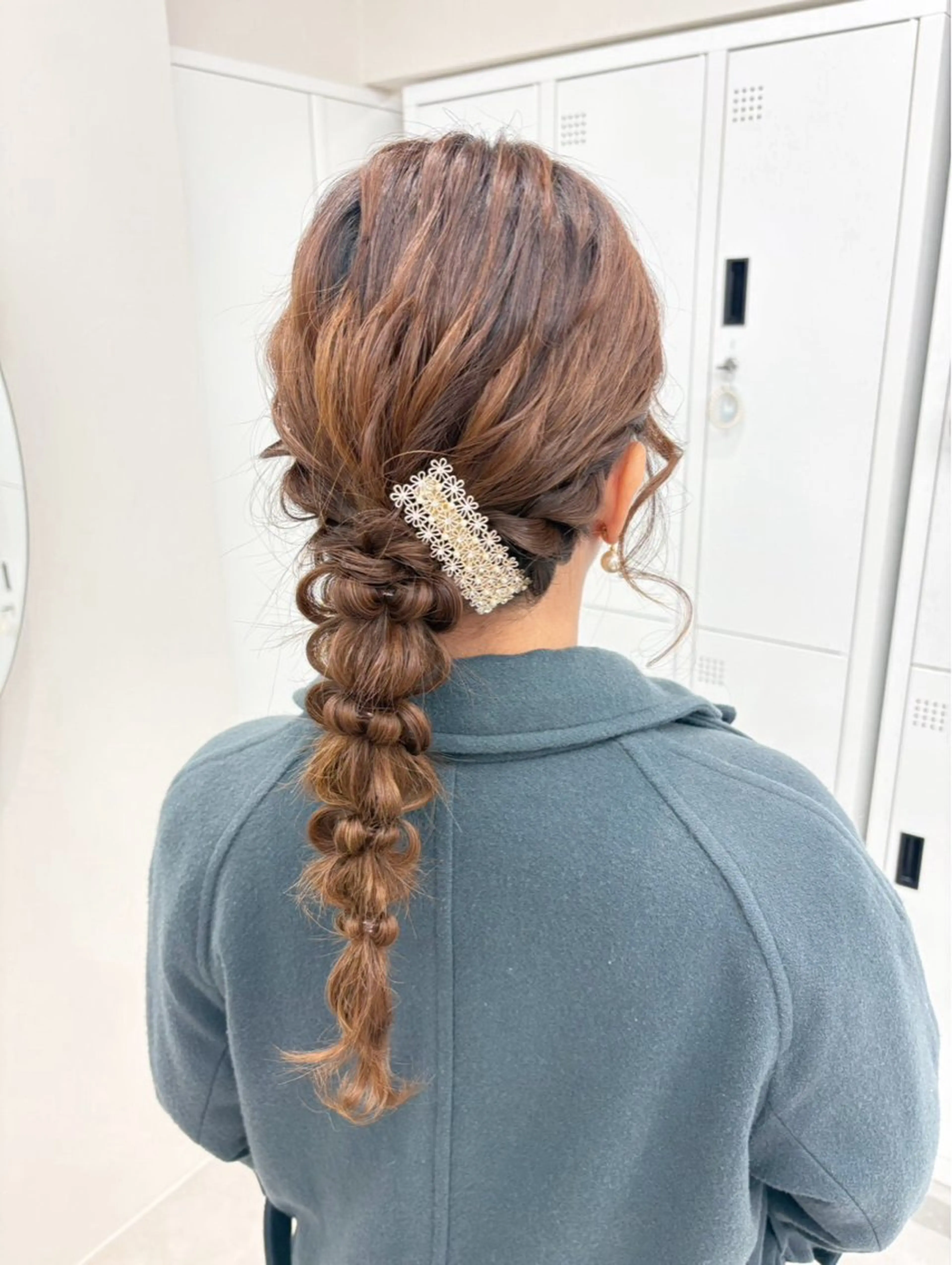 ロング ヘアアレンジ ヘアセット 横浜 アレンジ🎀/ エクステ🌙┊︎もものヘアスタイル