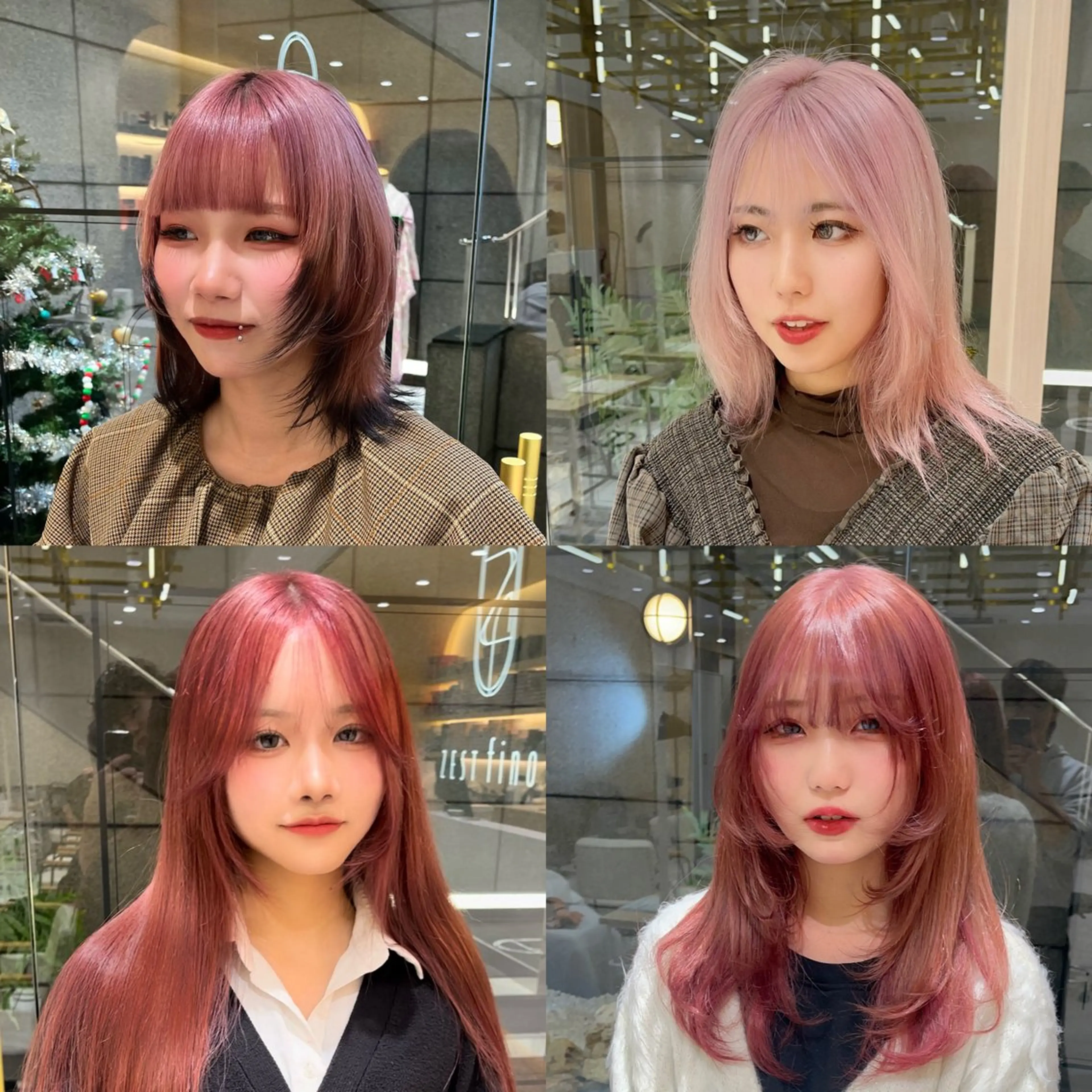 セミロング カラー ブリーチ 卒業式のヘアスタイル ヘアカラー 🥇メンズパーマ /縮毛矯正/木村神心のヘアスタイル
