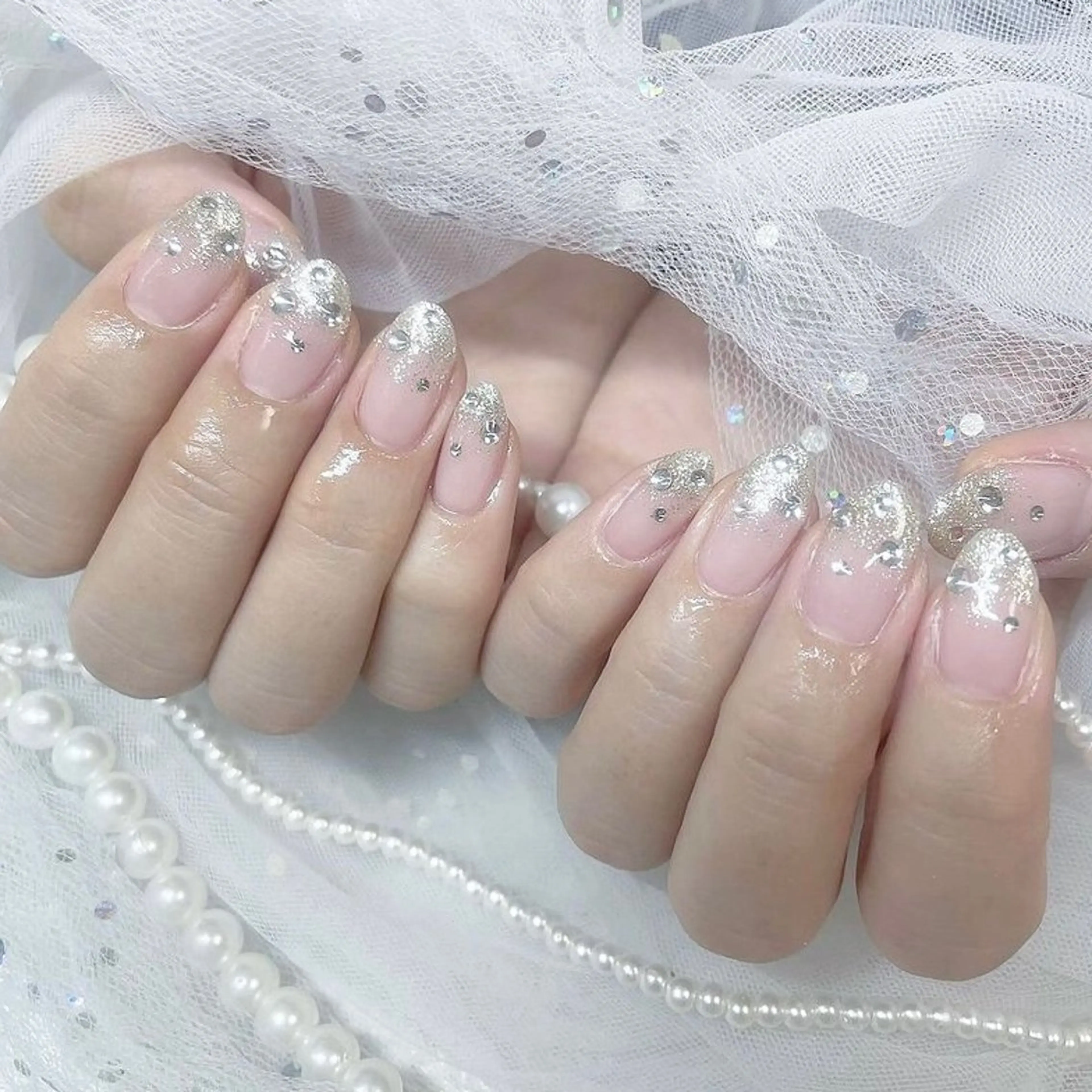 ネイル アートネイル 長さ出し フットネイル 韓国ネイル マグネットネイル ハンドネイル Kanako 💫のネイルデザイン