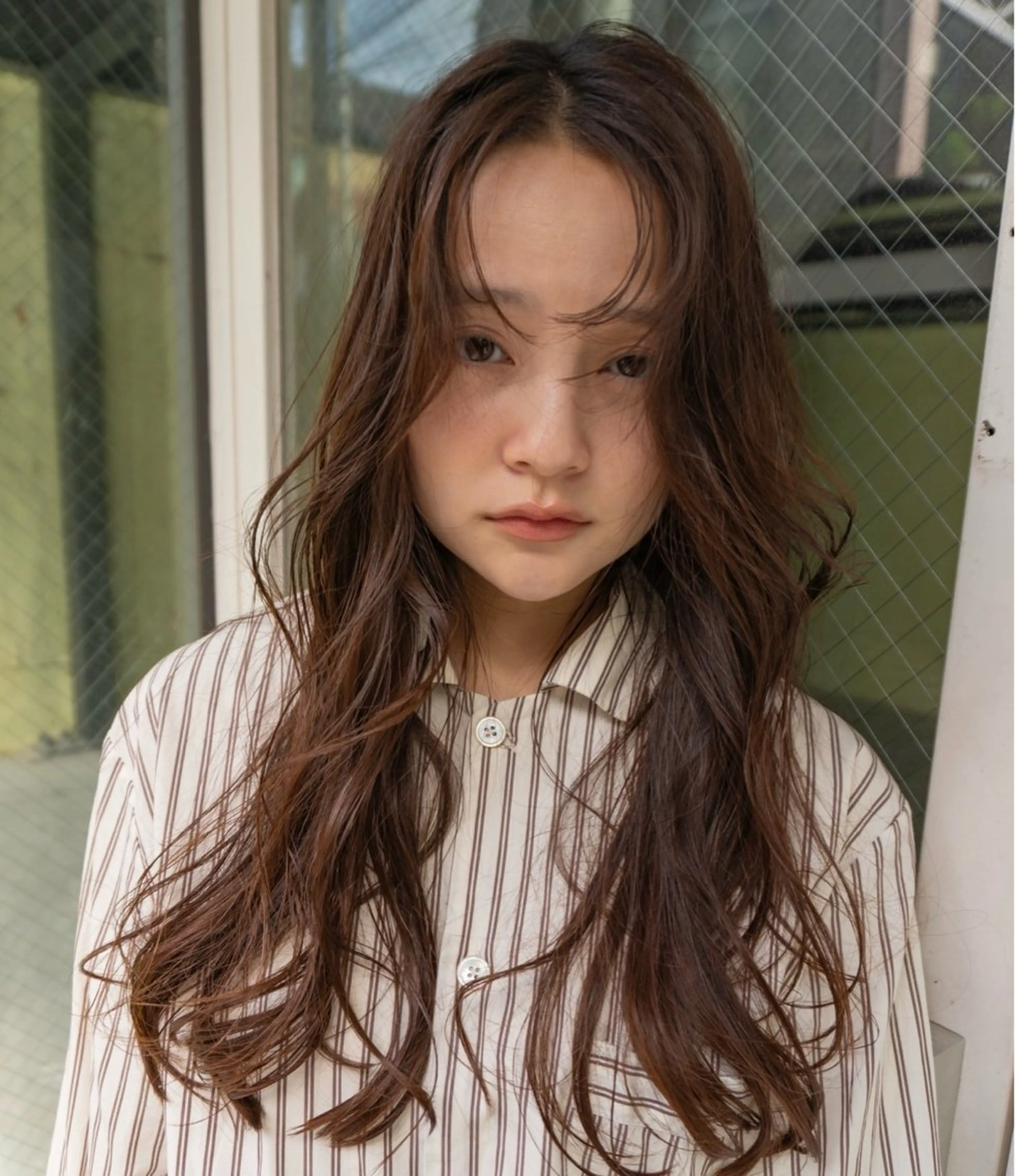 ロング レイヤーカット カット レイヤー／デザイン カット／ヒナノのヘアスタイル