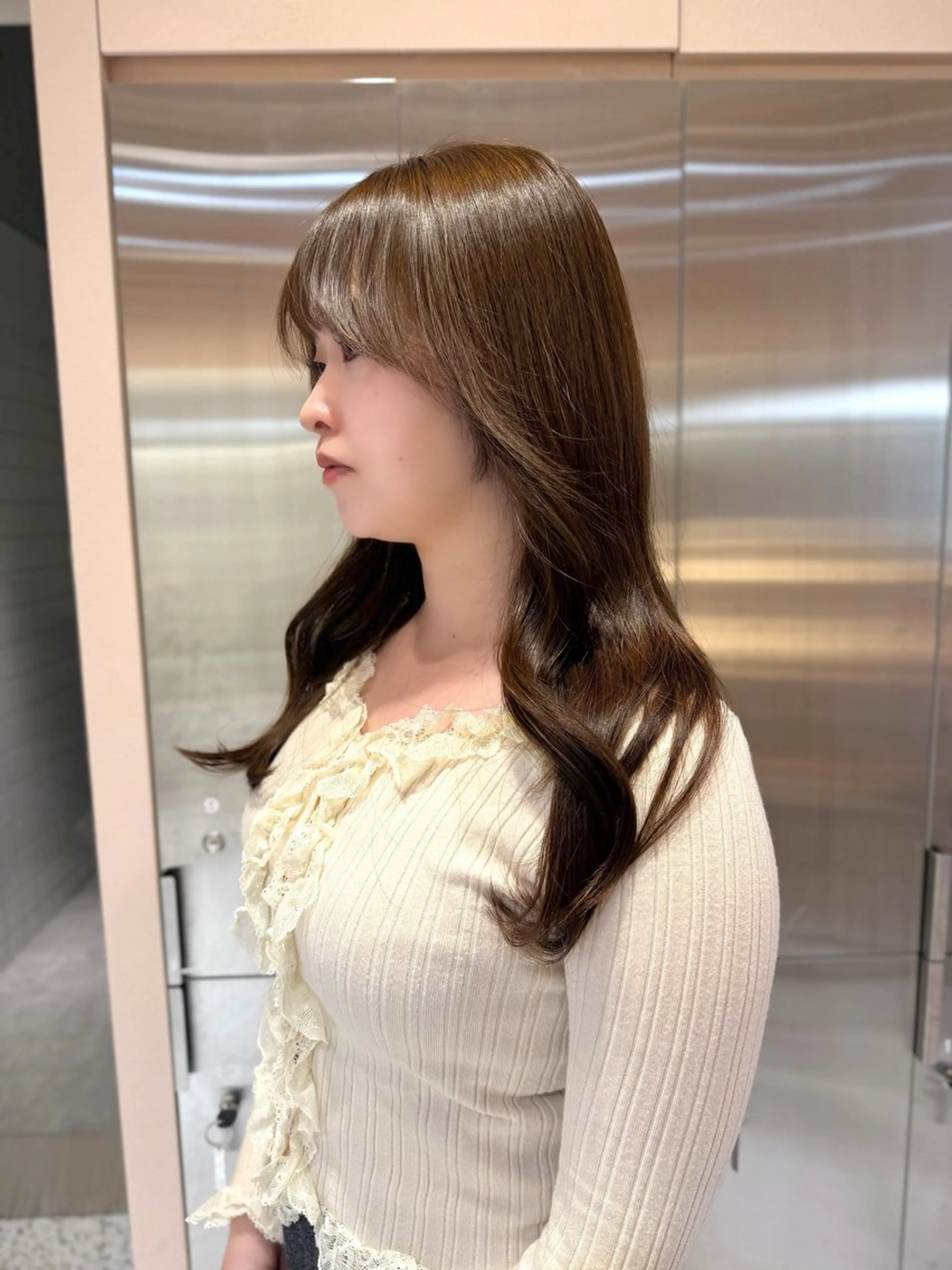 ロング レイヤーカット 新宿/韓国ヘア/ 韓国ボブ/Mayuのヘアスタイル
