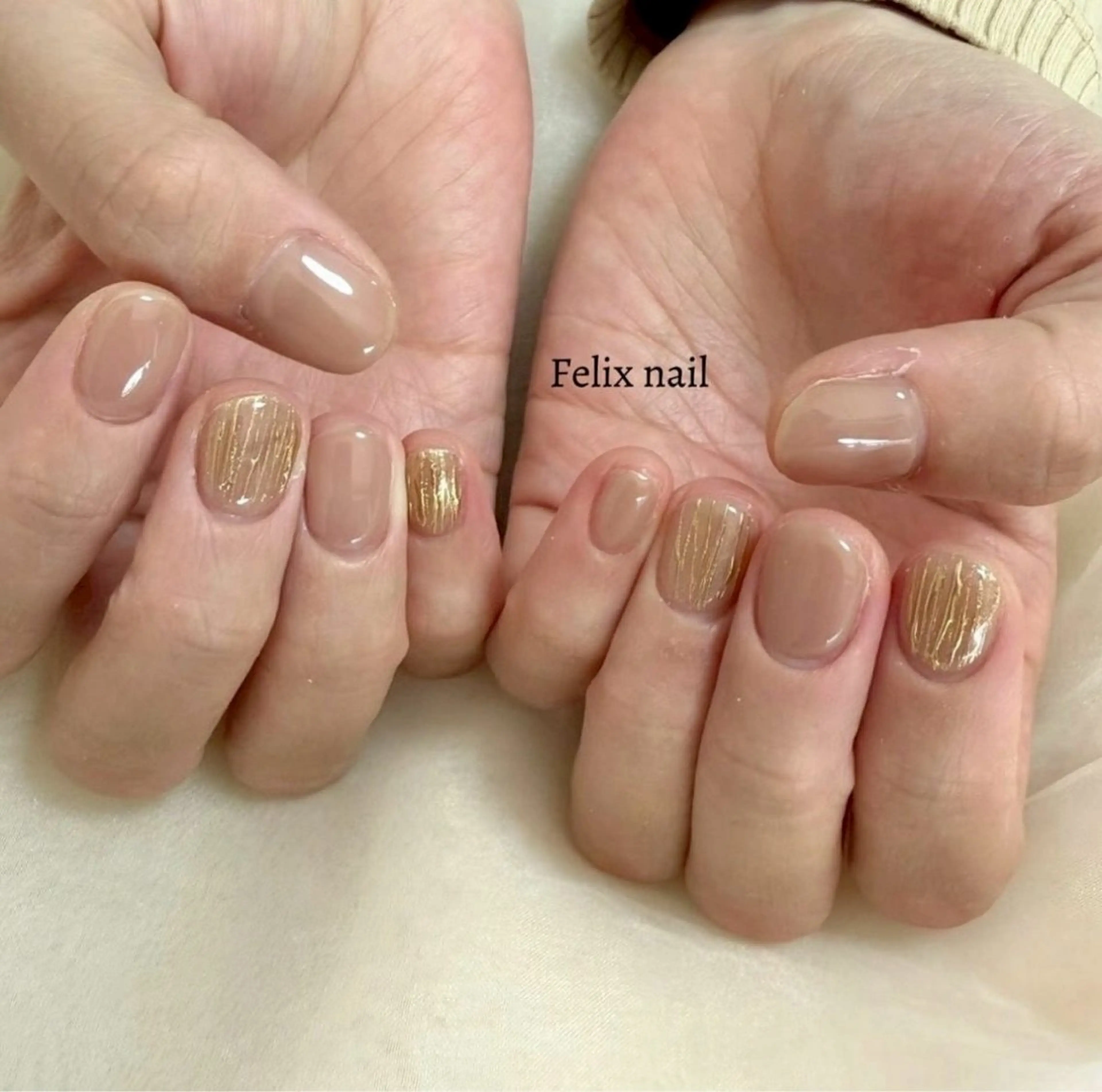 ネイル ハンドネイル Felixnail TANAKA🐰🤍のネイルデザイン