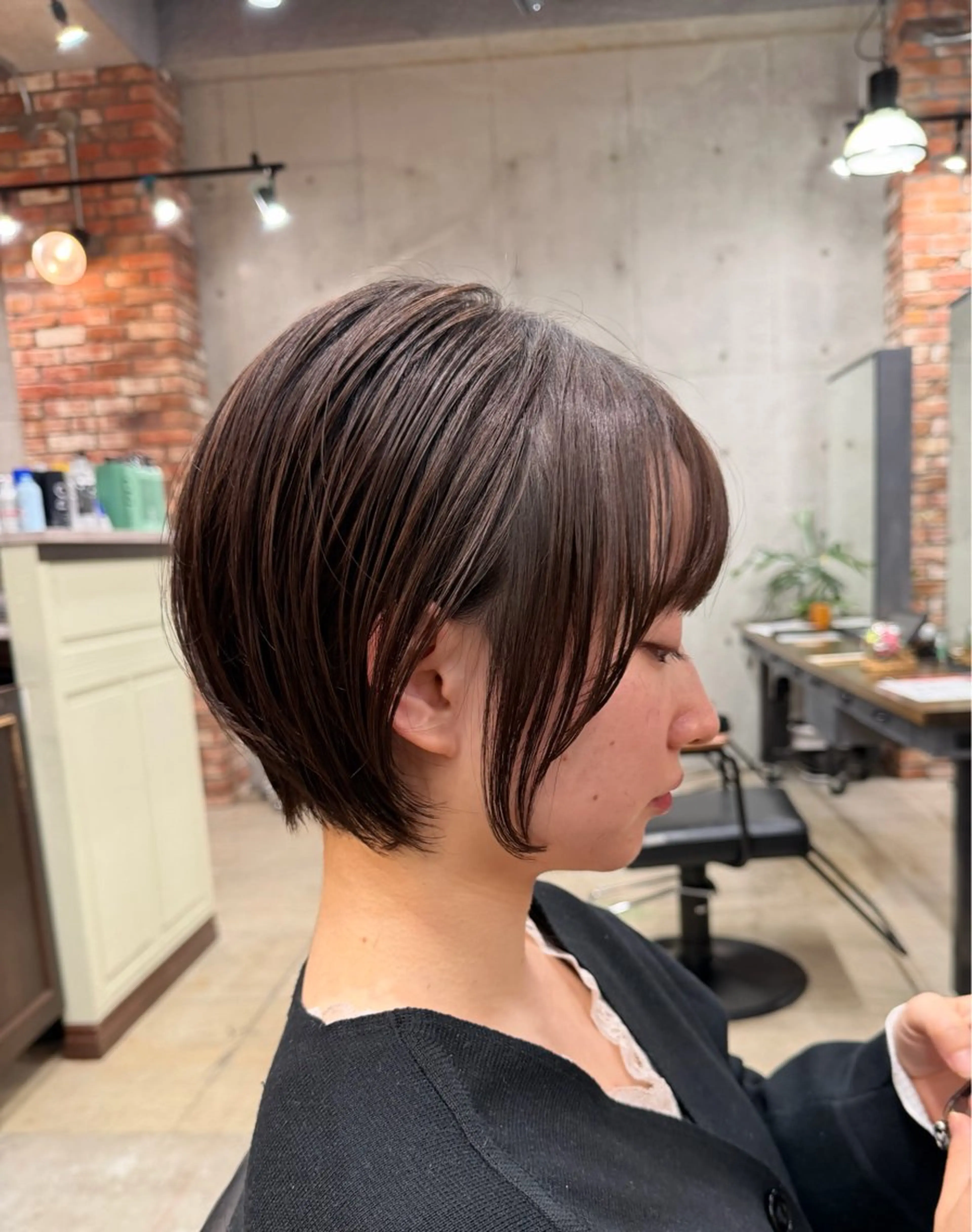 ショート 丸みショート ショートヘア 韓国レイヤー/ ショート Eightのヘアスタイル