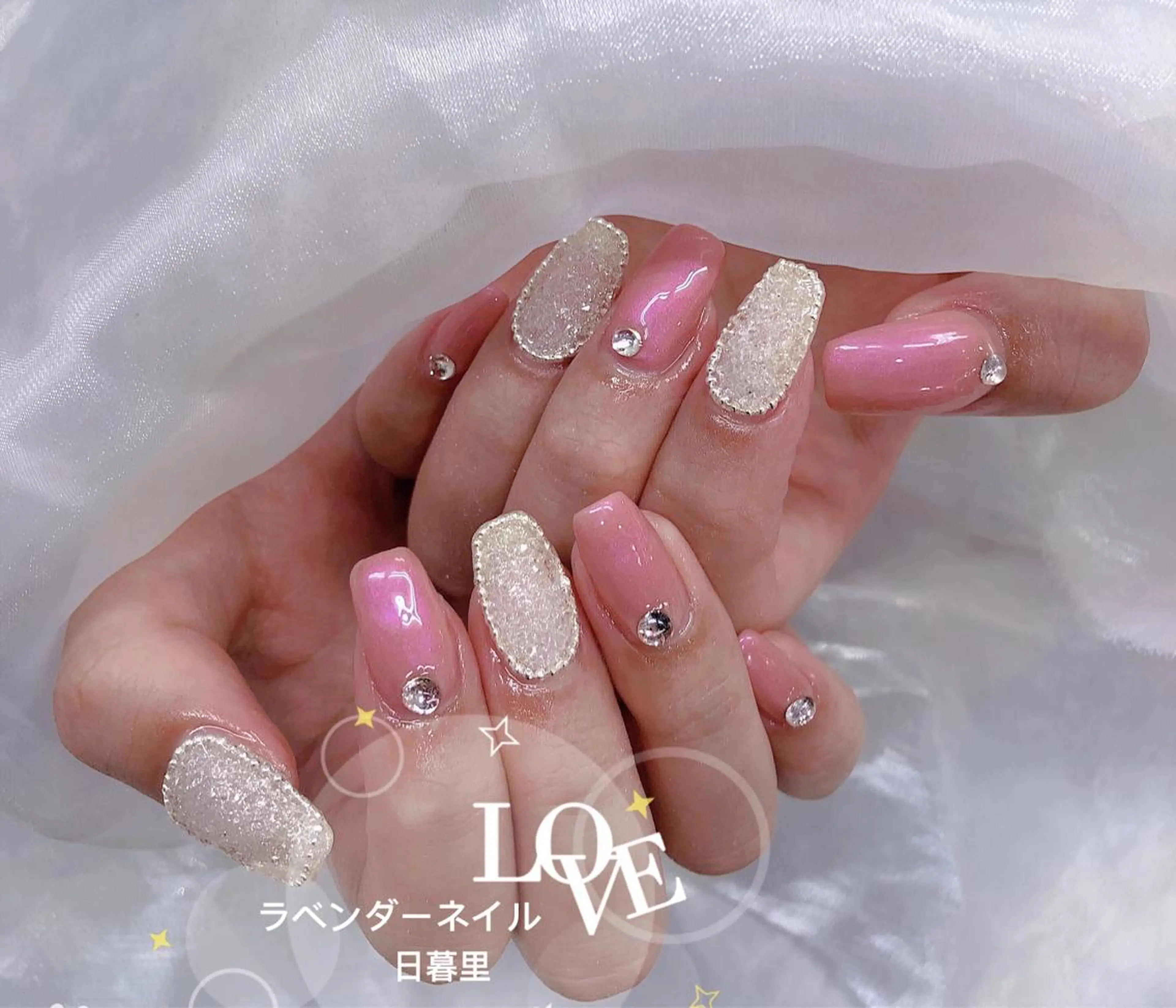 ネイル ラベンダー💖日暮里 ルル💖ネイルのネイルデザイン