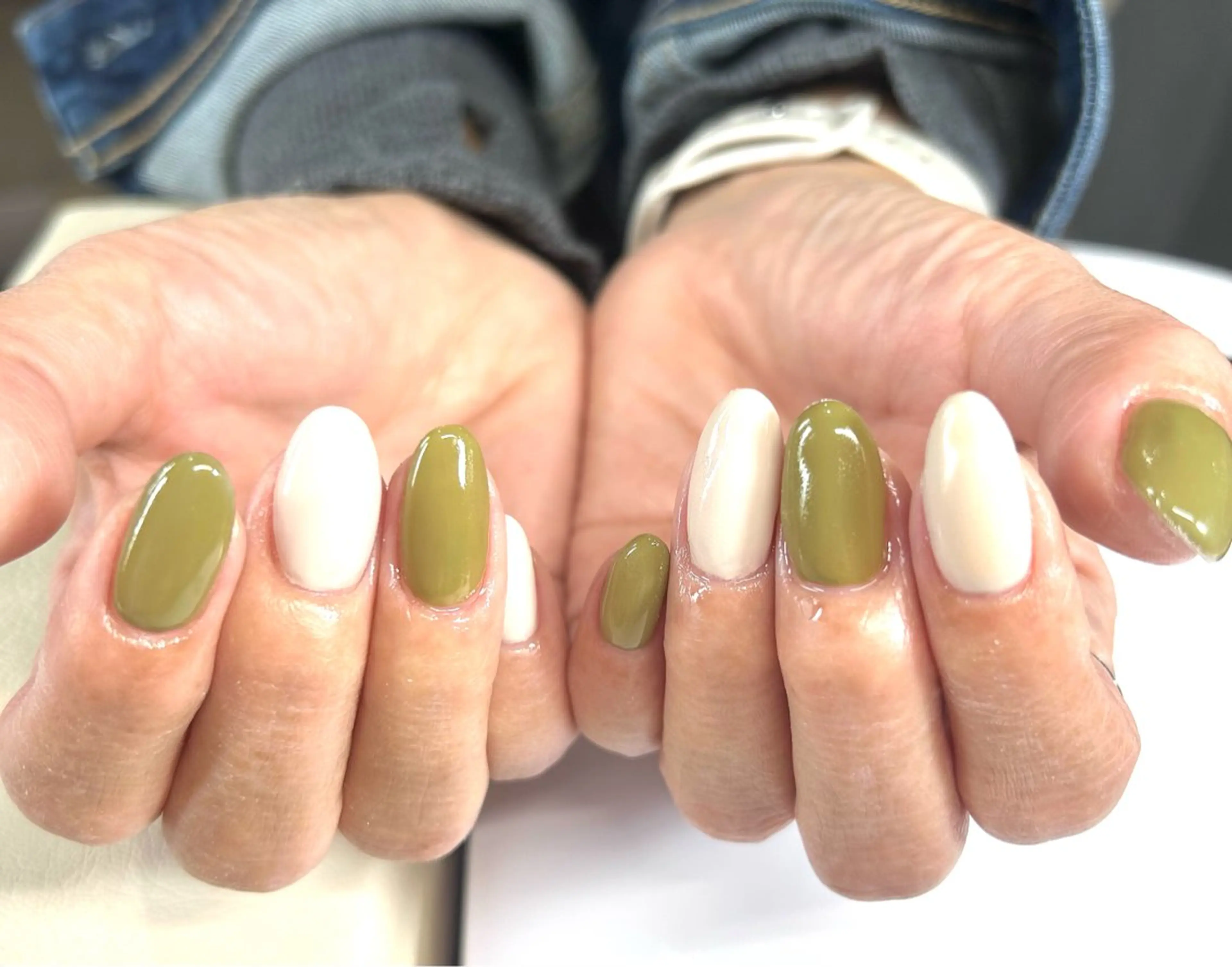 ネイル 春ネイル ハンドネイル la grace ネイルサロンのネイルデザイン