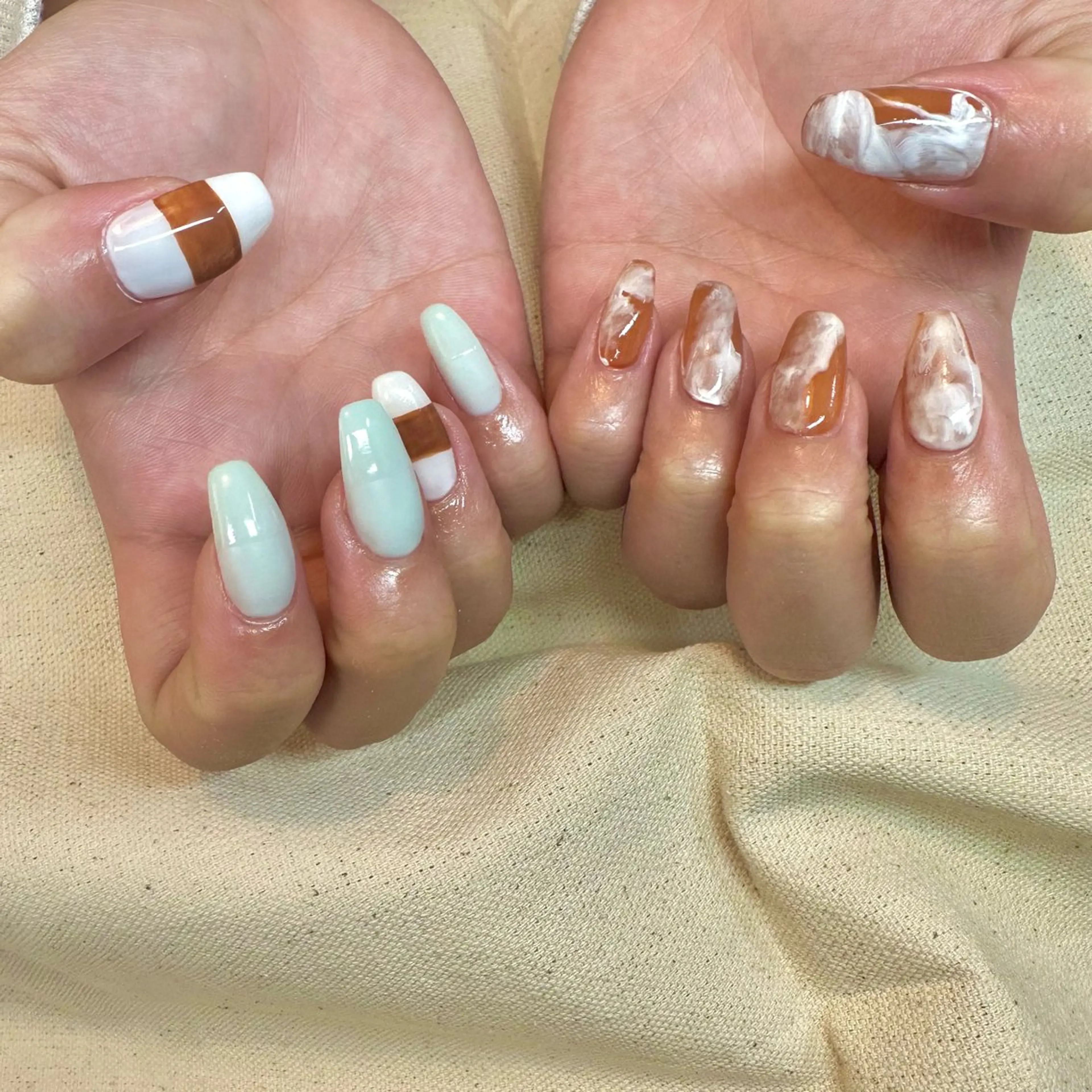 ネイル アートネイル ハンドネイル フットネイル GéRanium Harukaのネイルデザイン