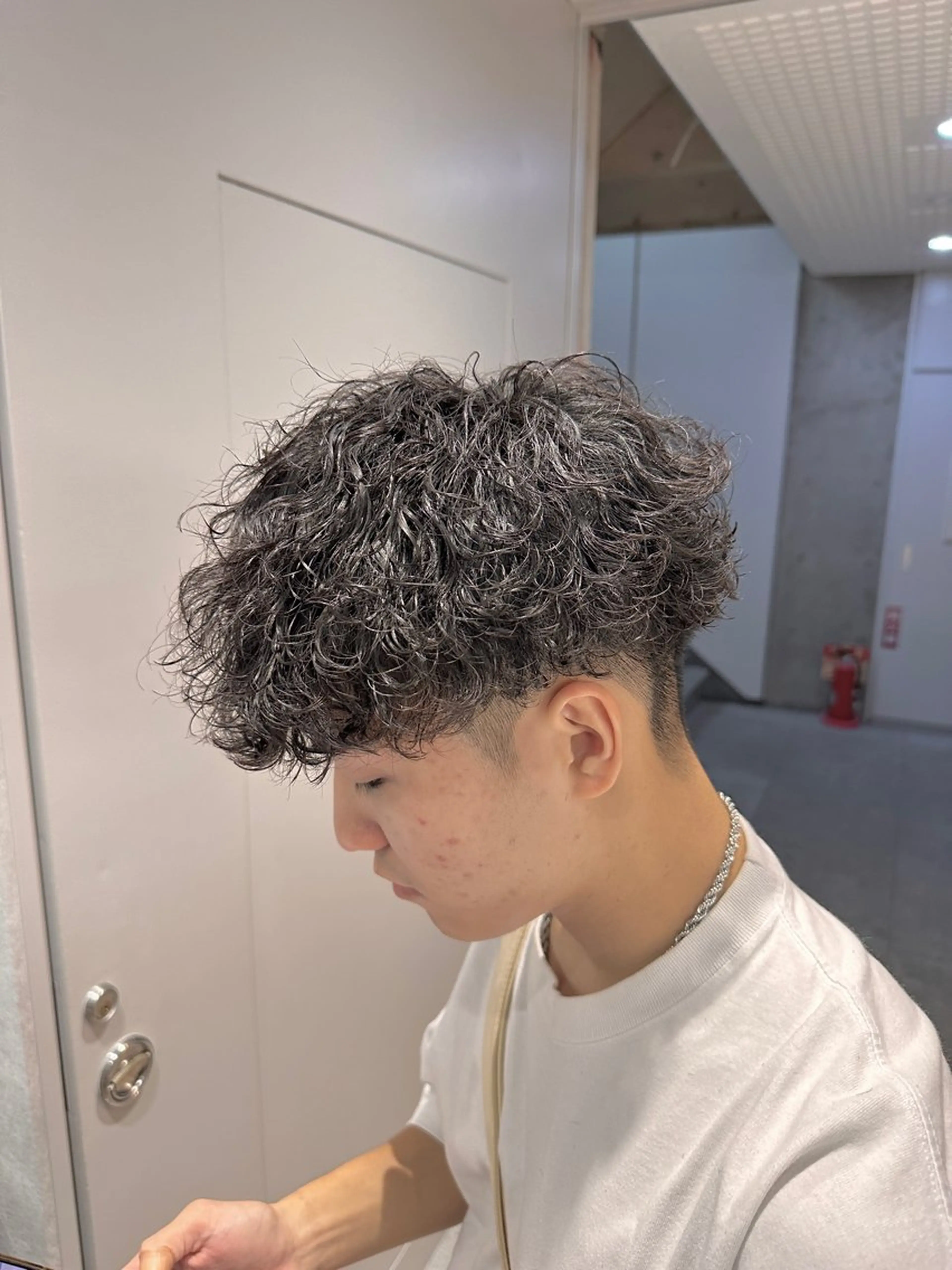 ショート パーマ メンズ 【メンズサロン】 BLUCK 横浜のヘアスタイル