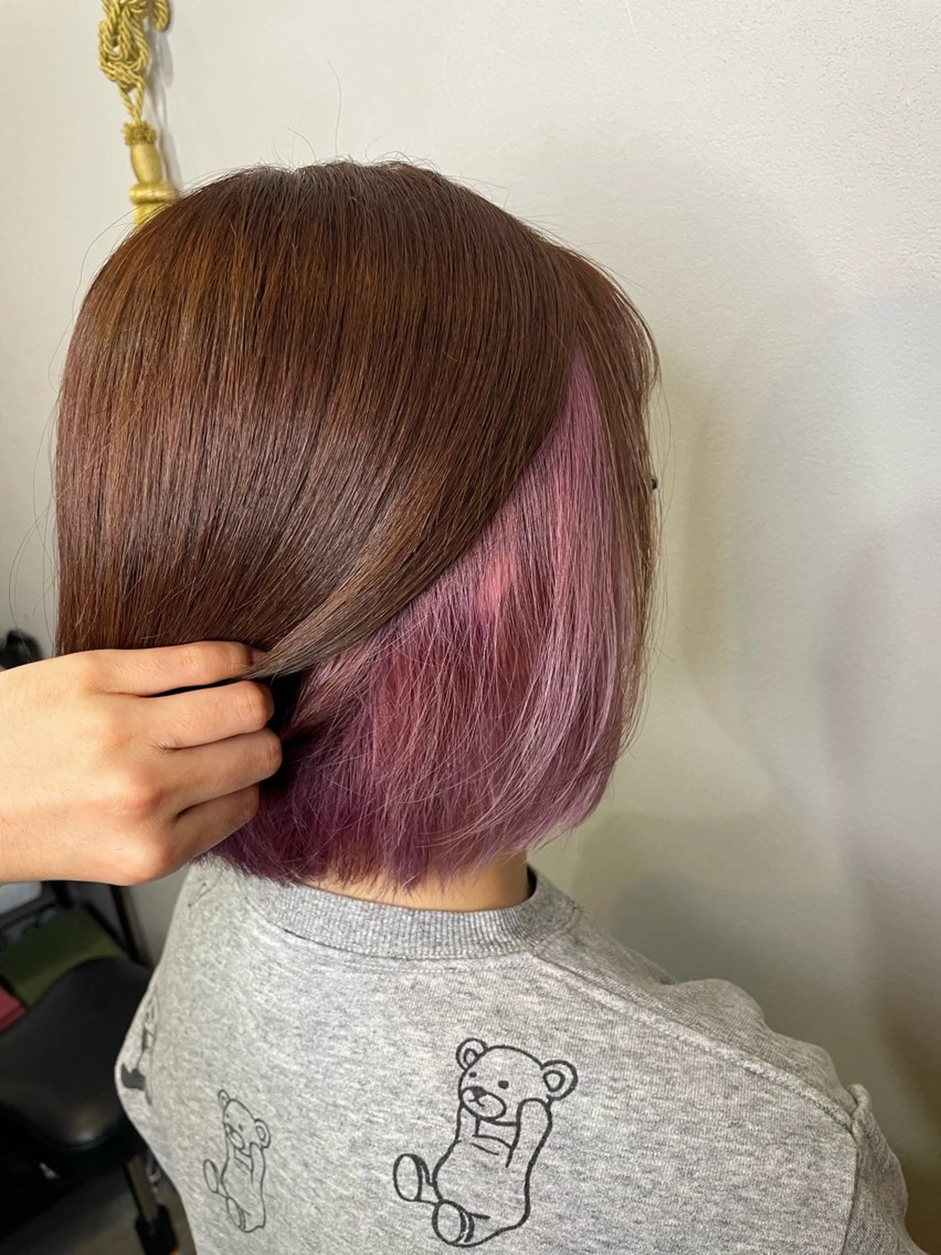 ミディアム hair make echo滿木あい花のヘアスタイル