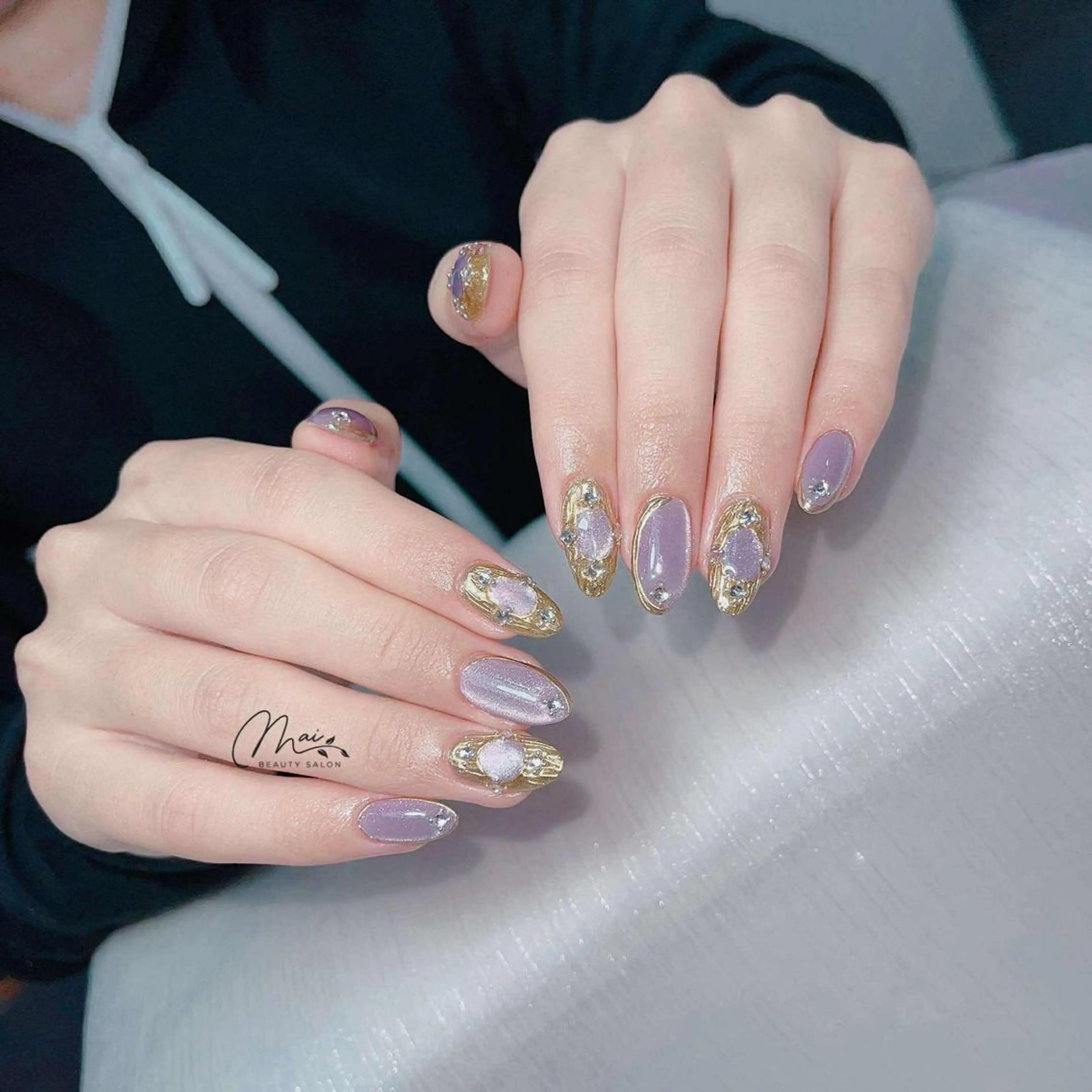 ネイル ジェルネイル パラジェル ワンホンネイル MaiBeauty Niのネイルデザイン