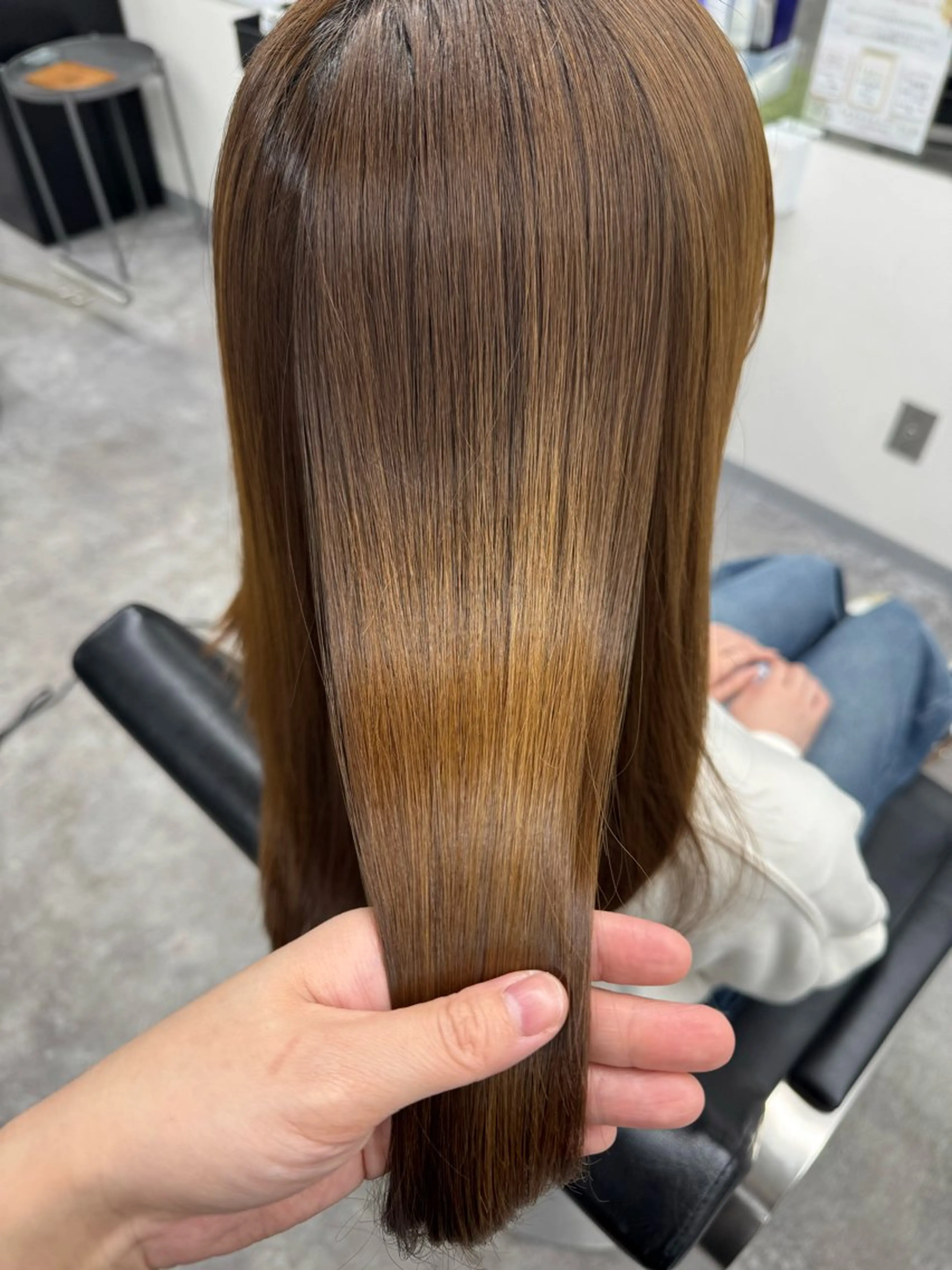 ロング 髪質改善 トリートメント 酸熱トリートメント 髪質改善メニュー 長井 美佐子のヘアスタイル