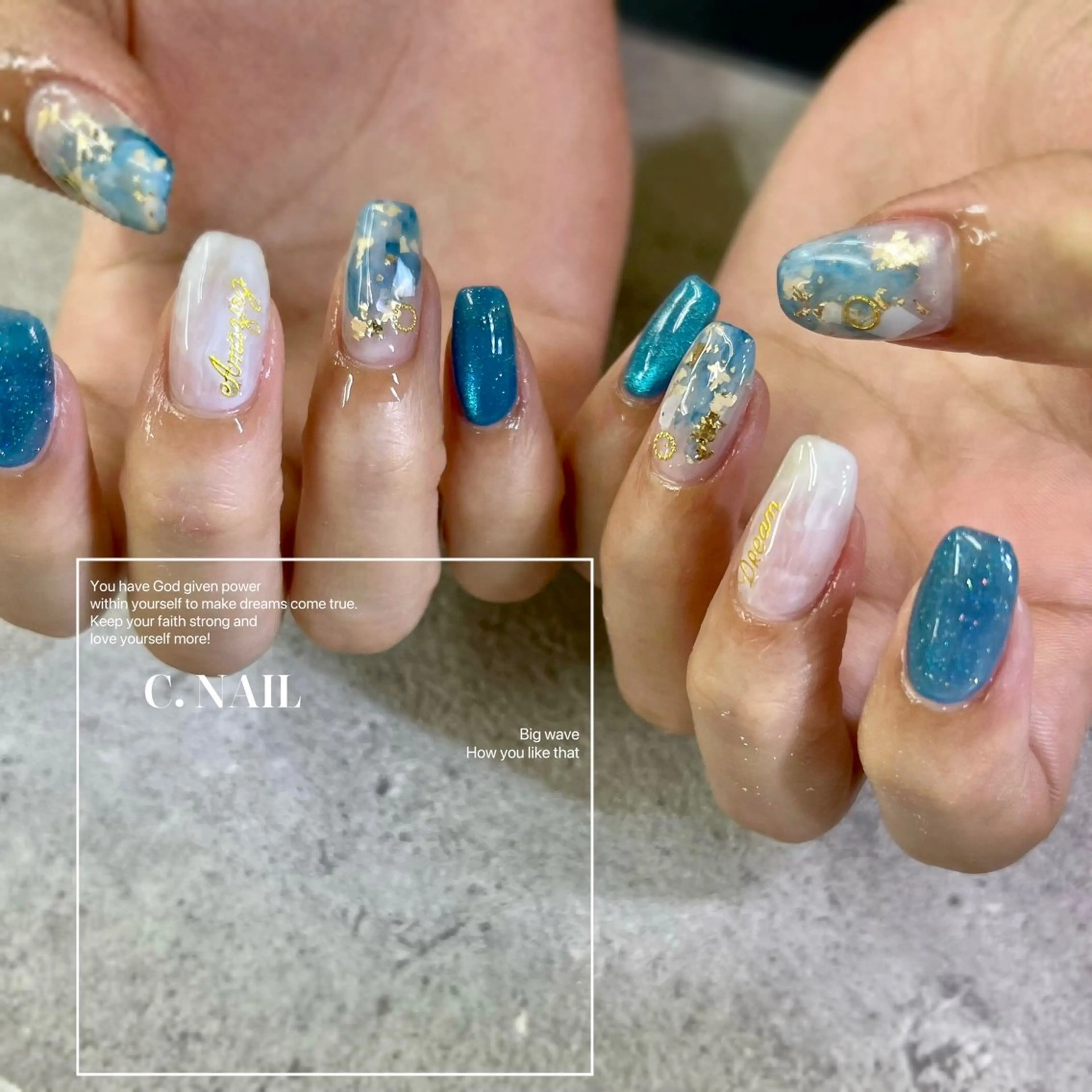 ネイル 夏ネイル C.Nail &Eye筑紫駅のネイルデザイン