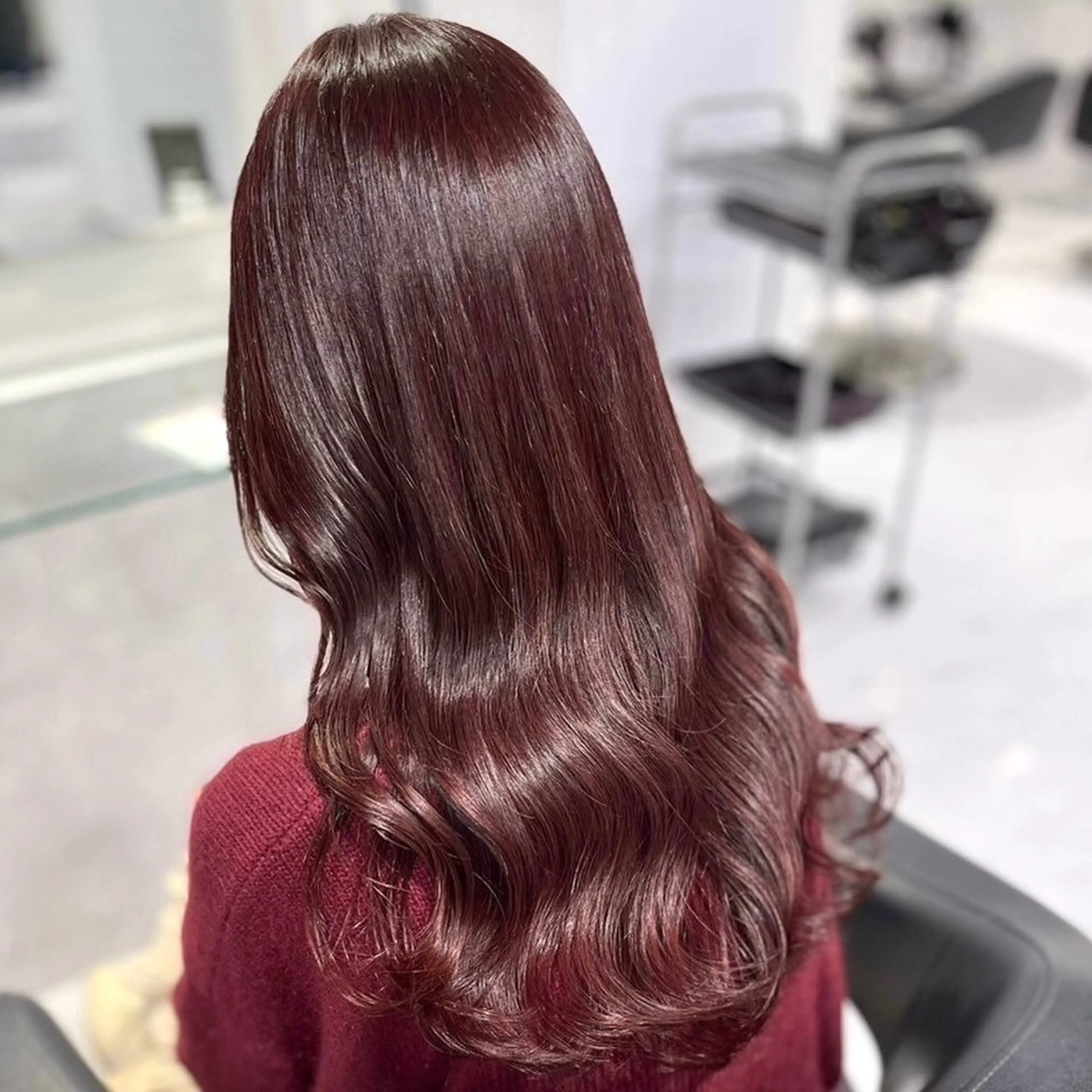 セミロング カラー 🎀🧁ダメージレス 艶髪カラー🧁🎀のヘアスタイル