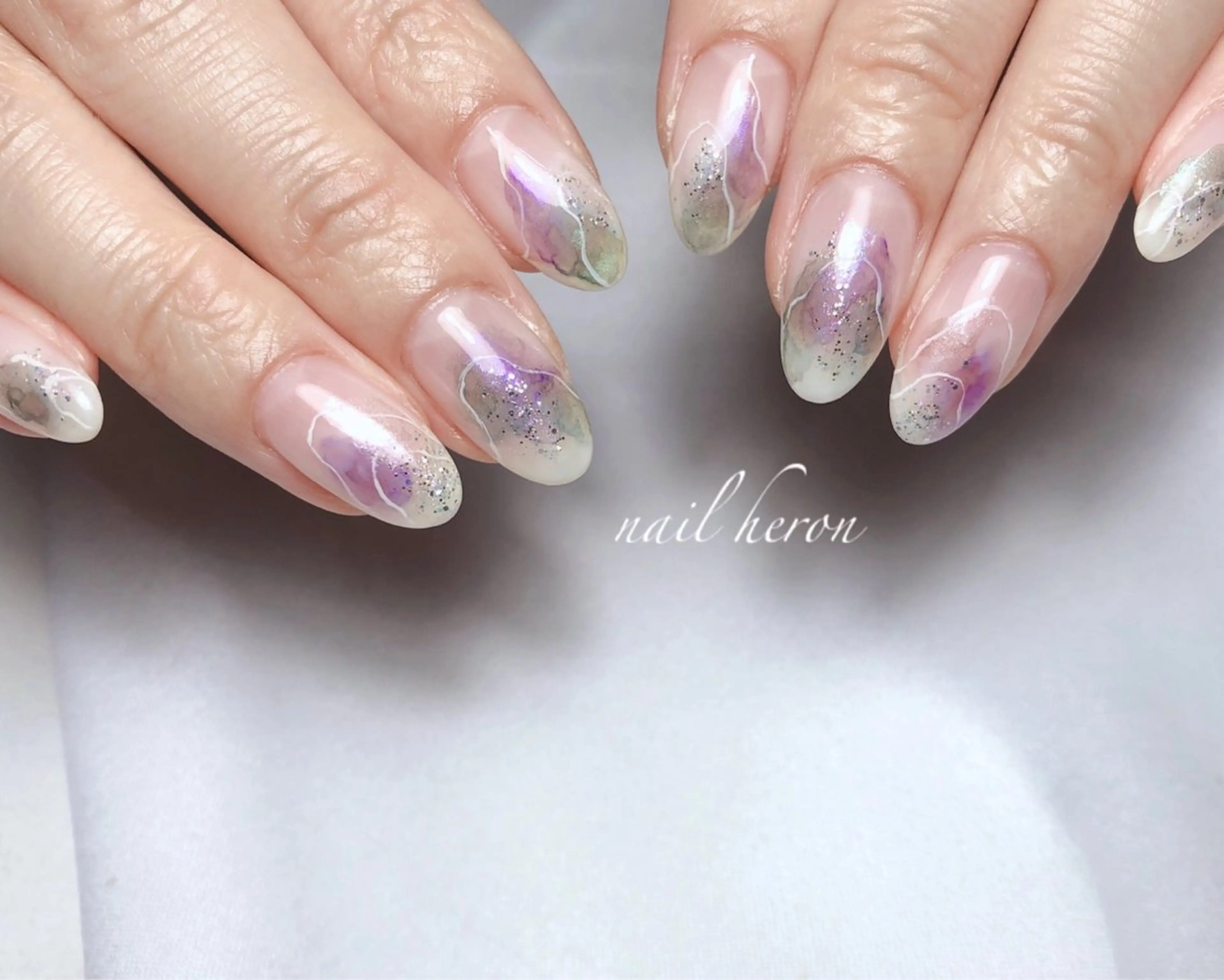 ネイル ハンドネイル saki_ nail heronのネイルデザイン