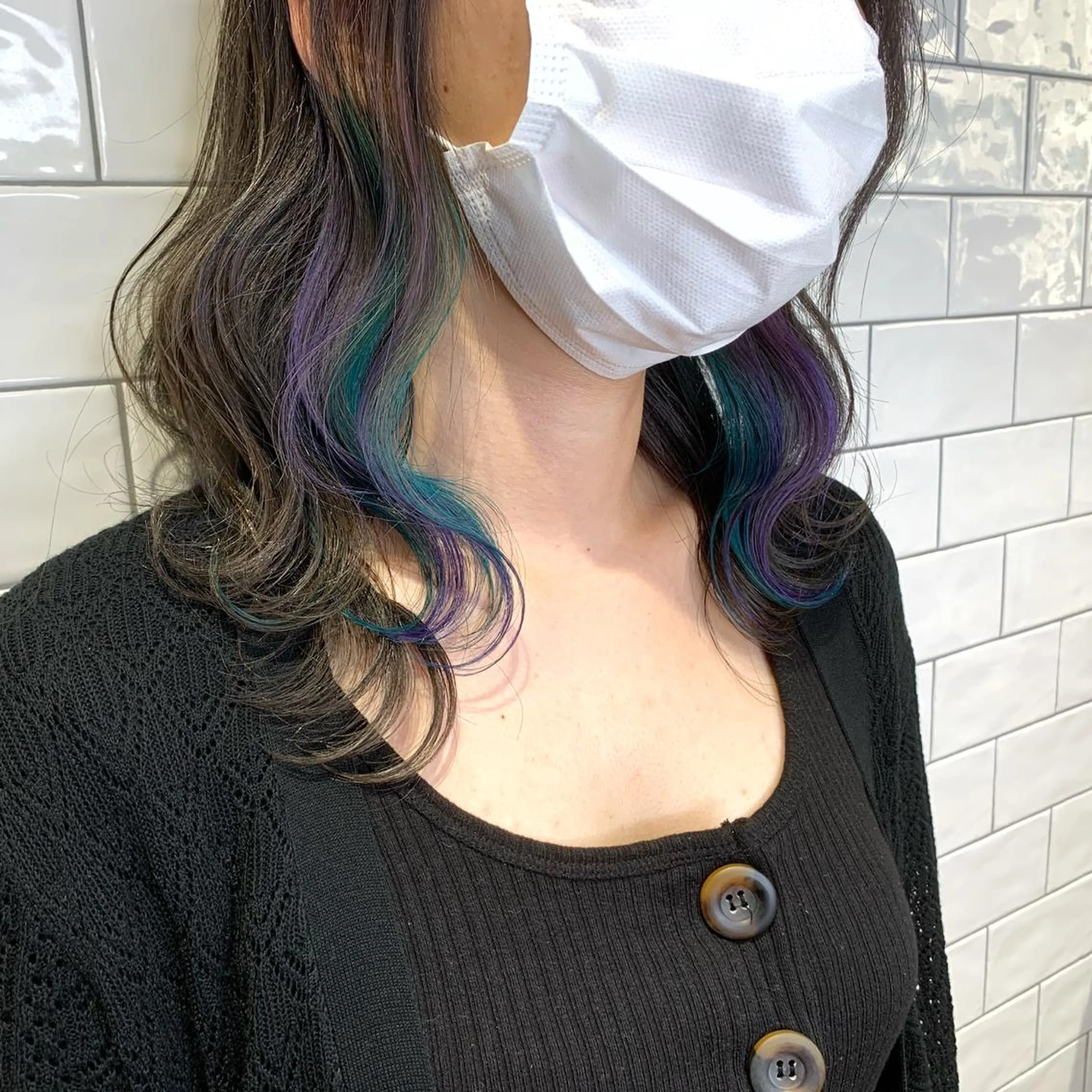 ミディアム カラー ヘアカラー 原山 直人のヘアスタイル