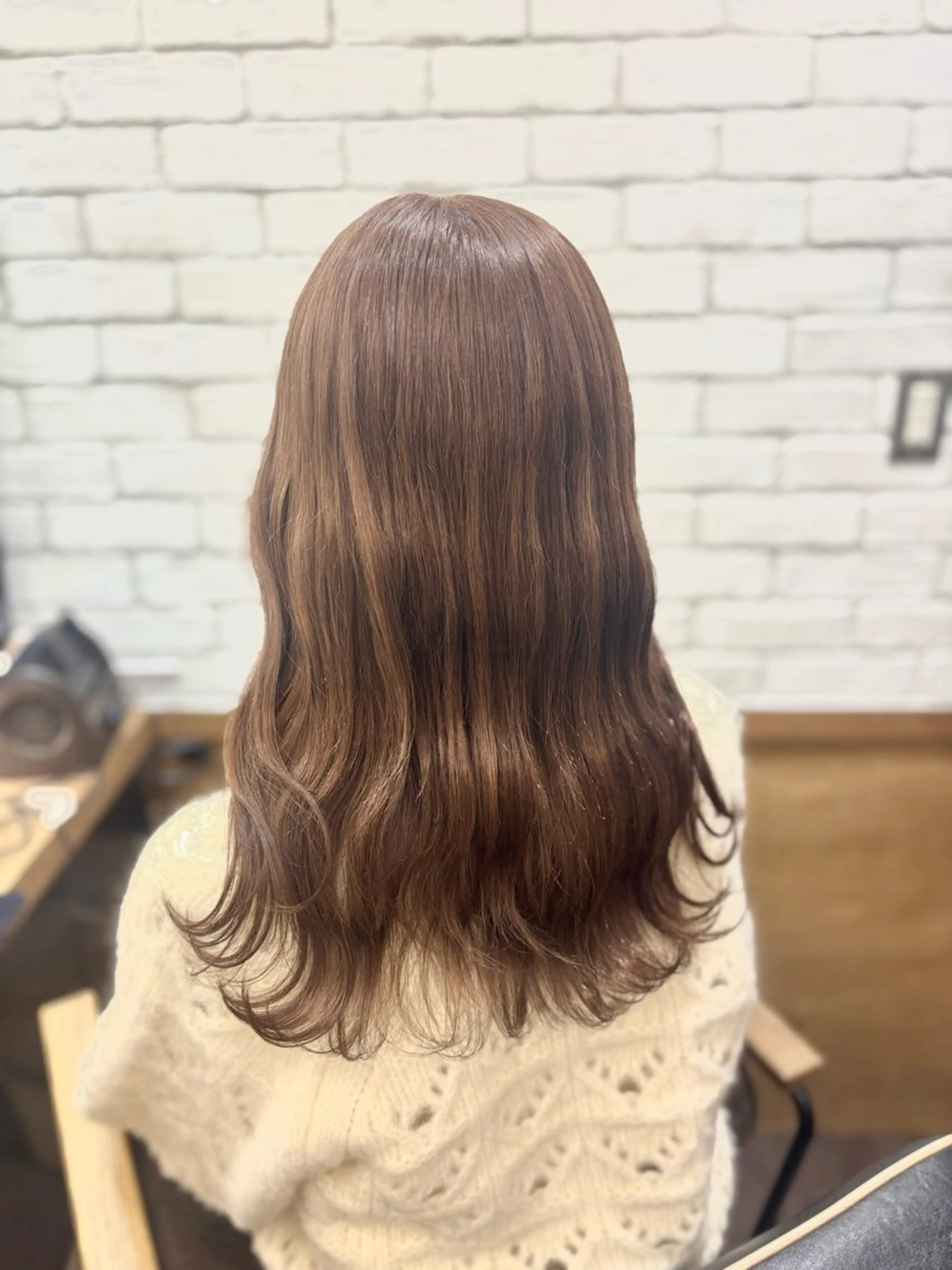 セミロング ヘアカラー トリートメント 似合わせカット🫧透 明感カラー🫧maiのヘアスタイル