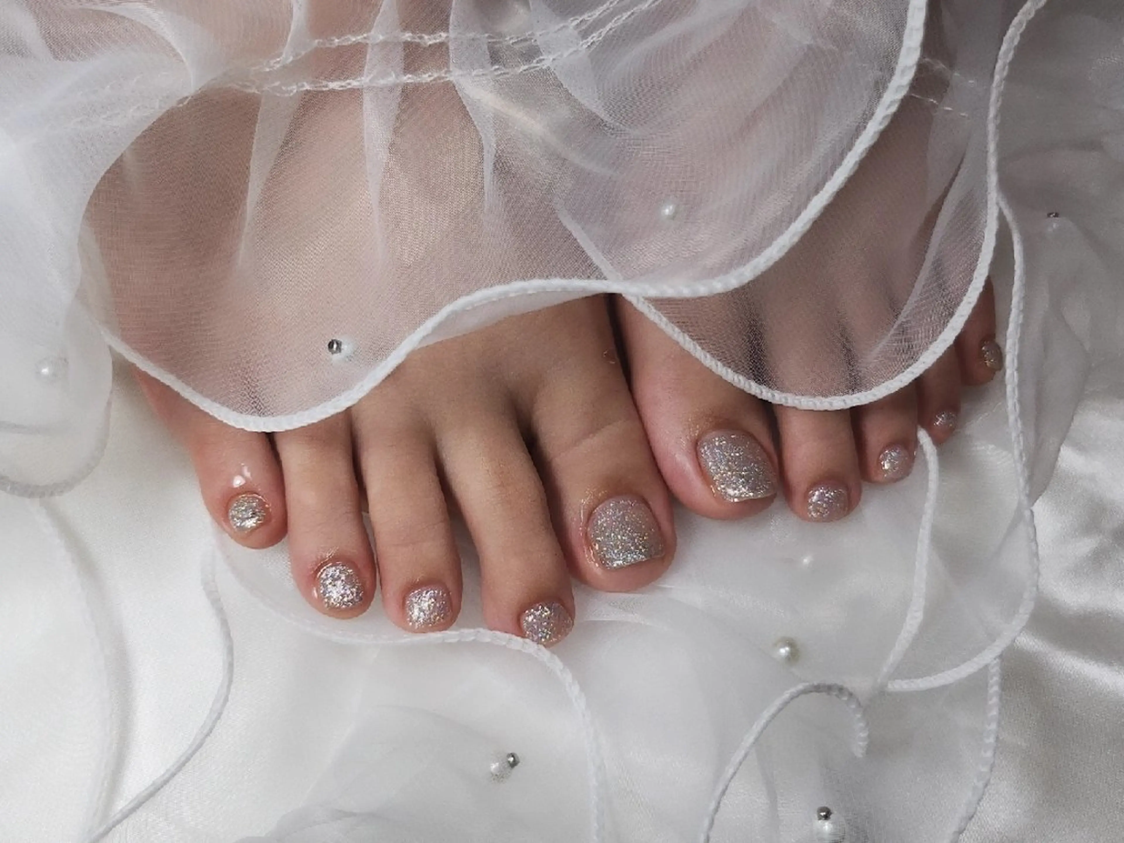 ネイル フラッシュネイル フットネイル salon de Belleのネイルデザイン