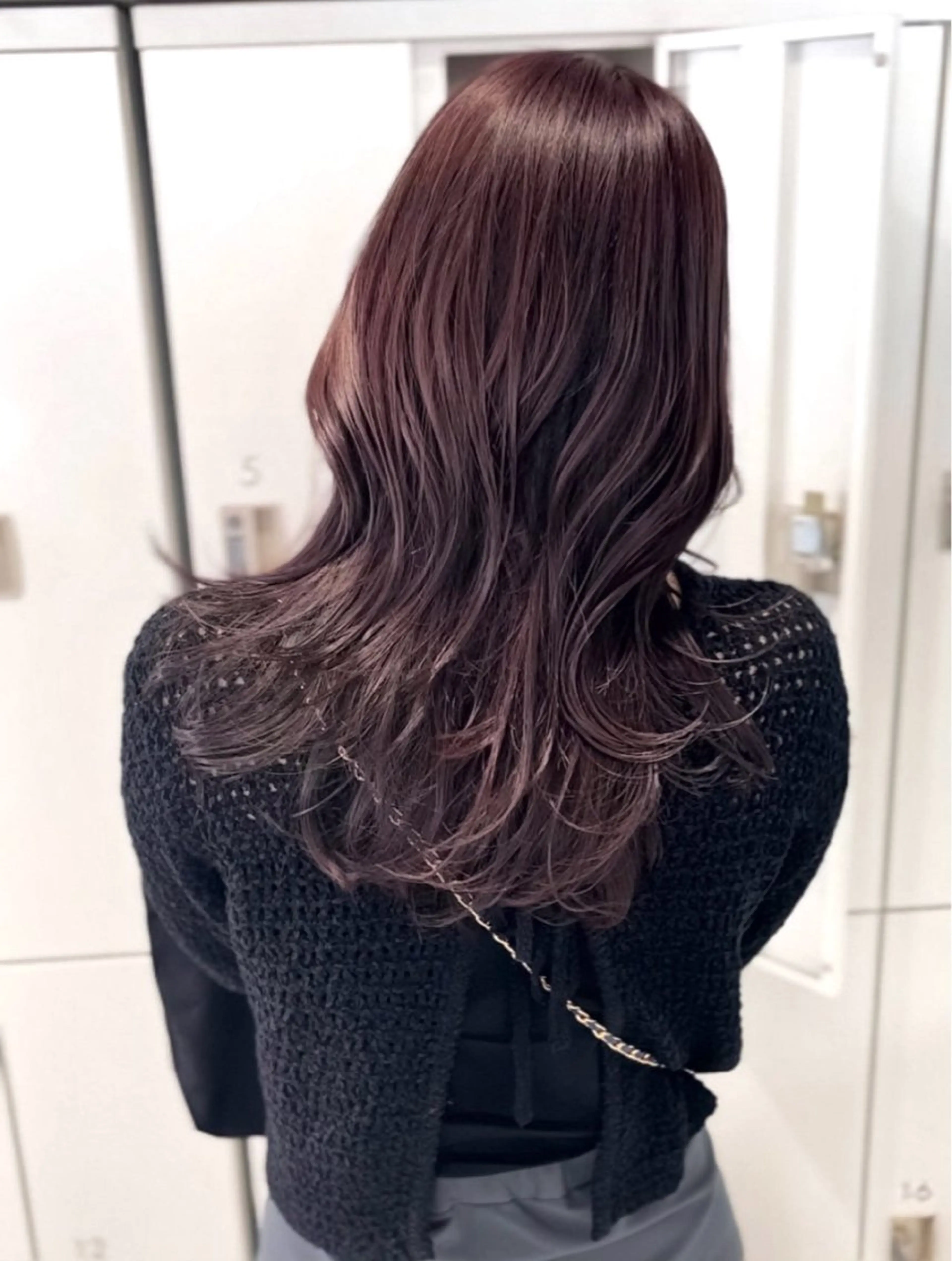 セミロング カラー カット ヘアカラー トリートメント 韓国ハッシュカット/ 新宿/髪質改善/岡崎のヘアスタイル