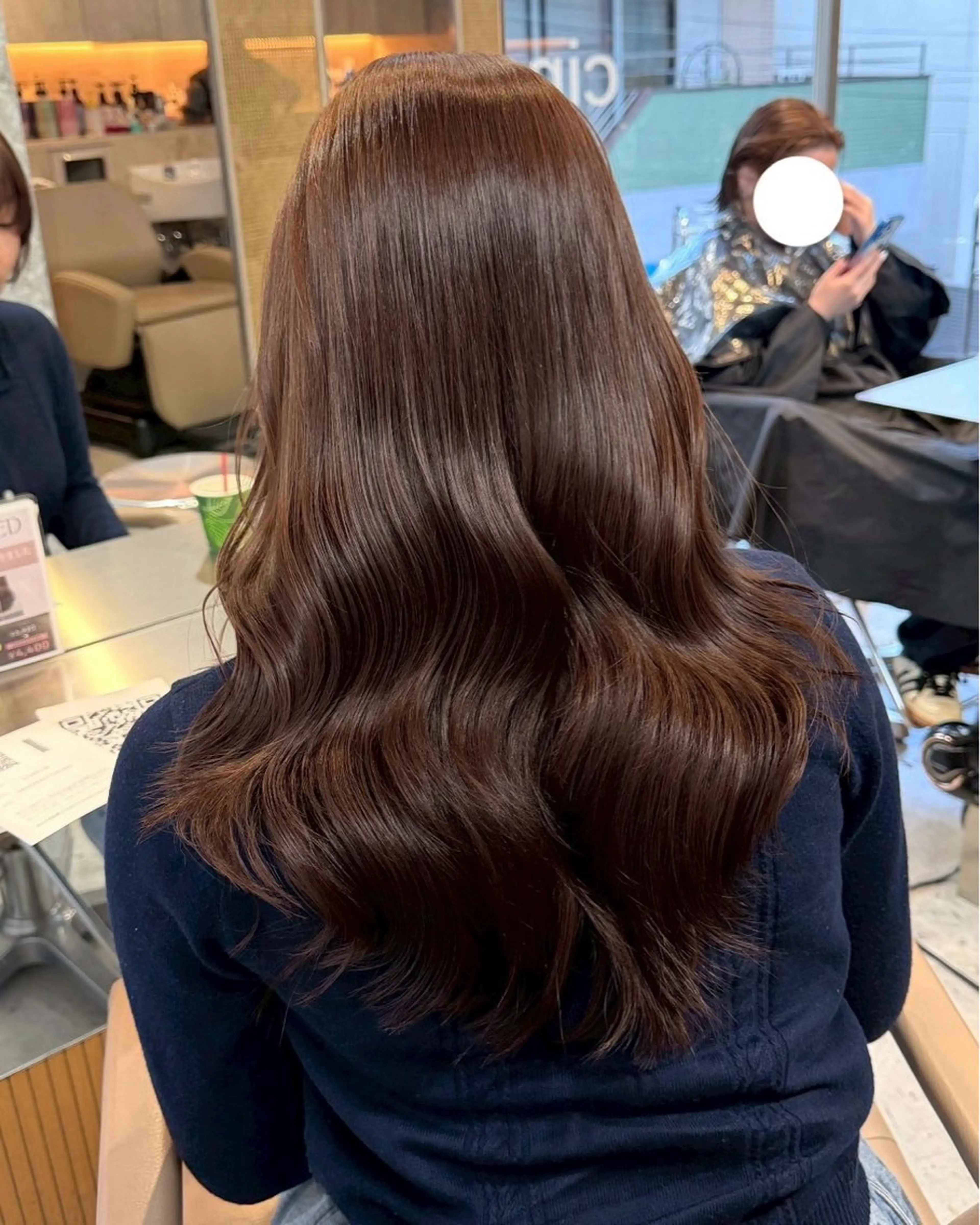 ロング カラー 艶ブラウンカラー🤎 /REI🐈🪽‪のヘアスタイル