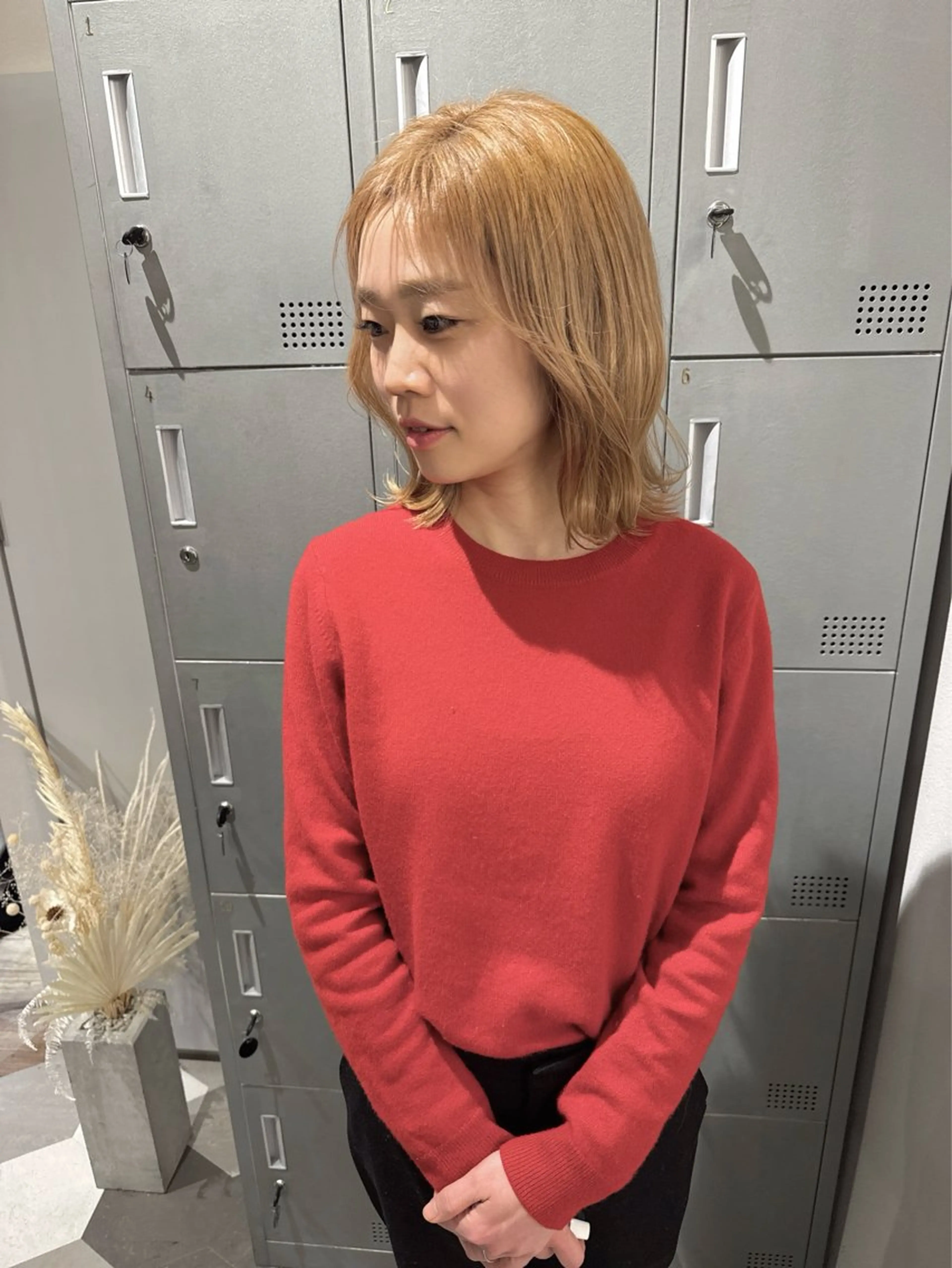 ミディアム ヘアカラー 【天満1艶髪】潤艶/ 髪質改善🌹釣本竜哉のヘアスタイル