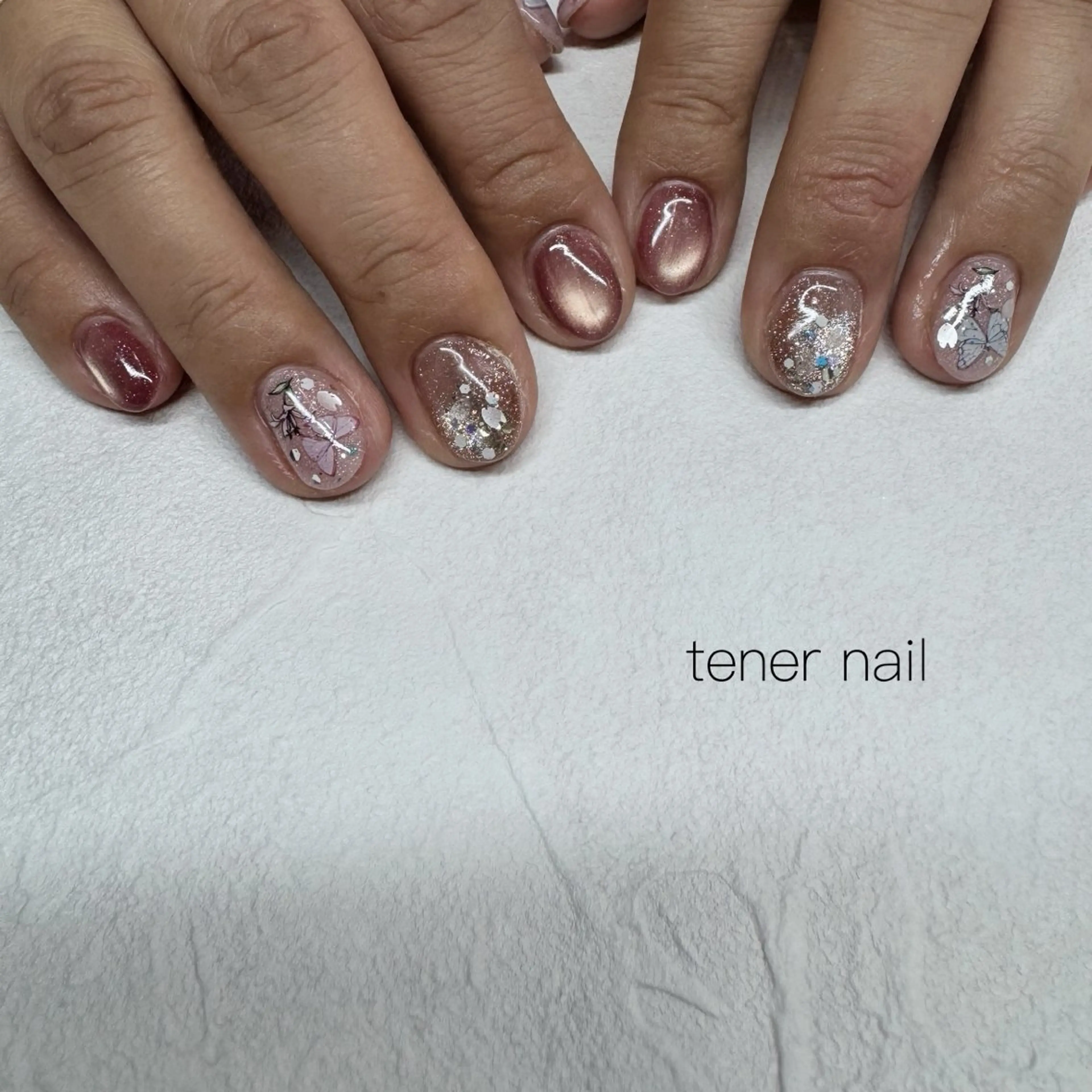 ネイル フラワーネイル ハンドネイル テネルネイル tener nailのネイルデザイン