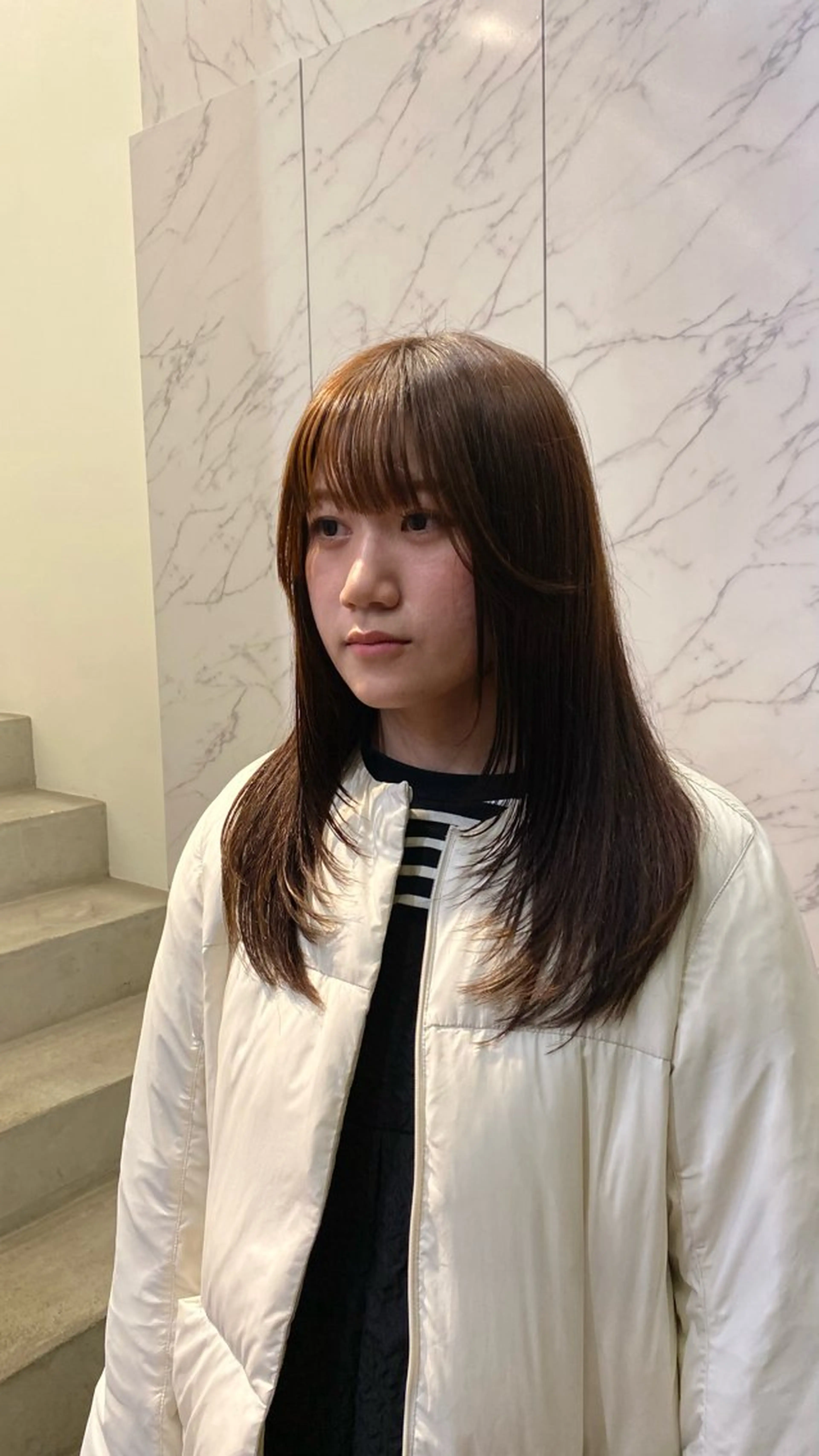 ロング マツザキ マナトのヘアスタイル