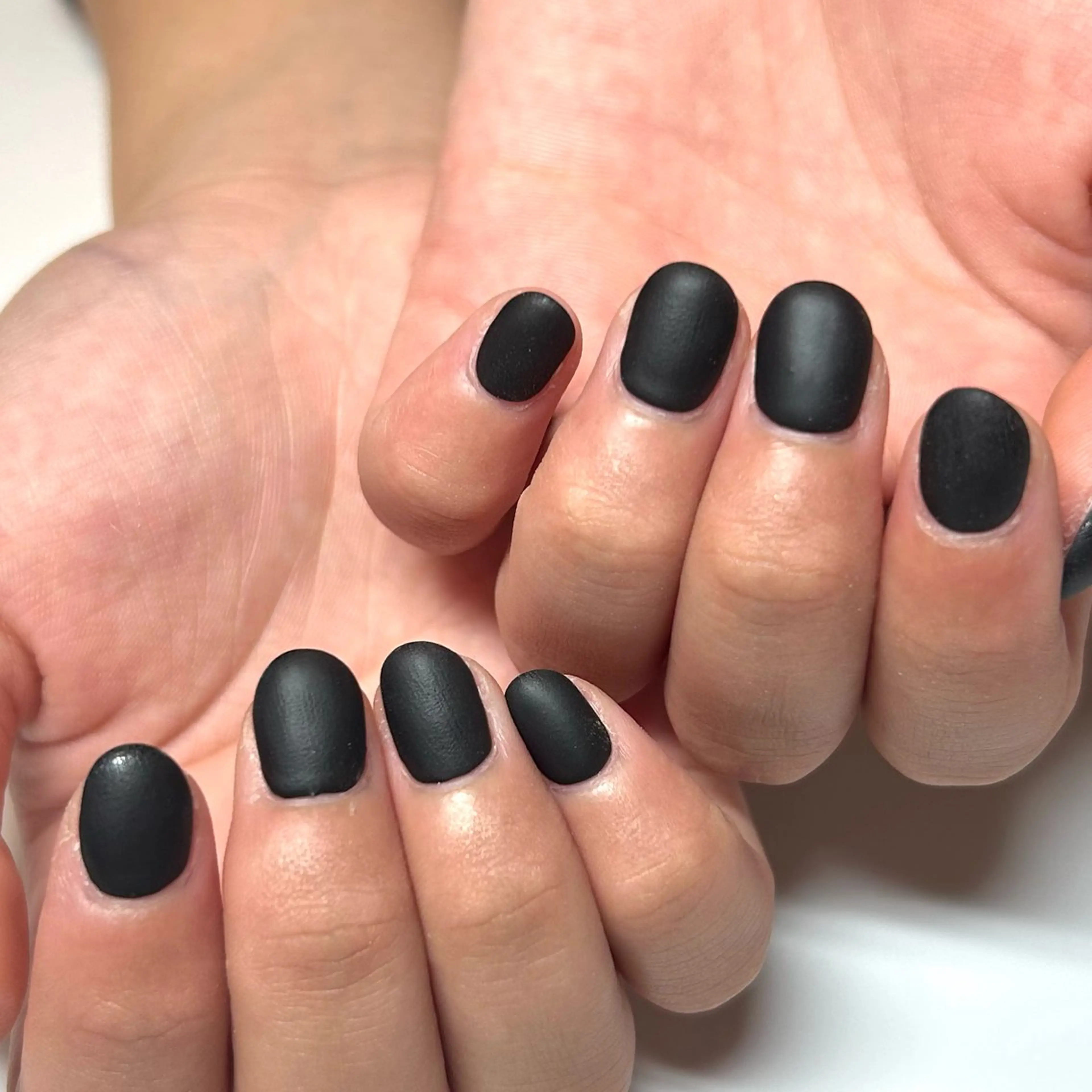 ネイル マットネイル ショートネイル 極楽 鳥花のネイルデザイン