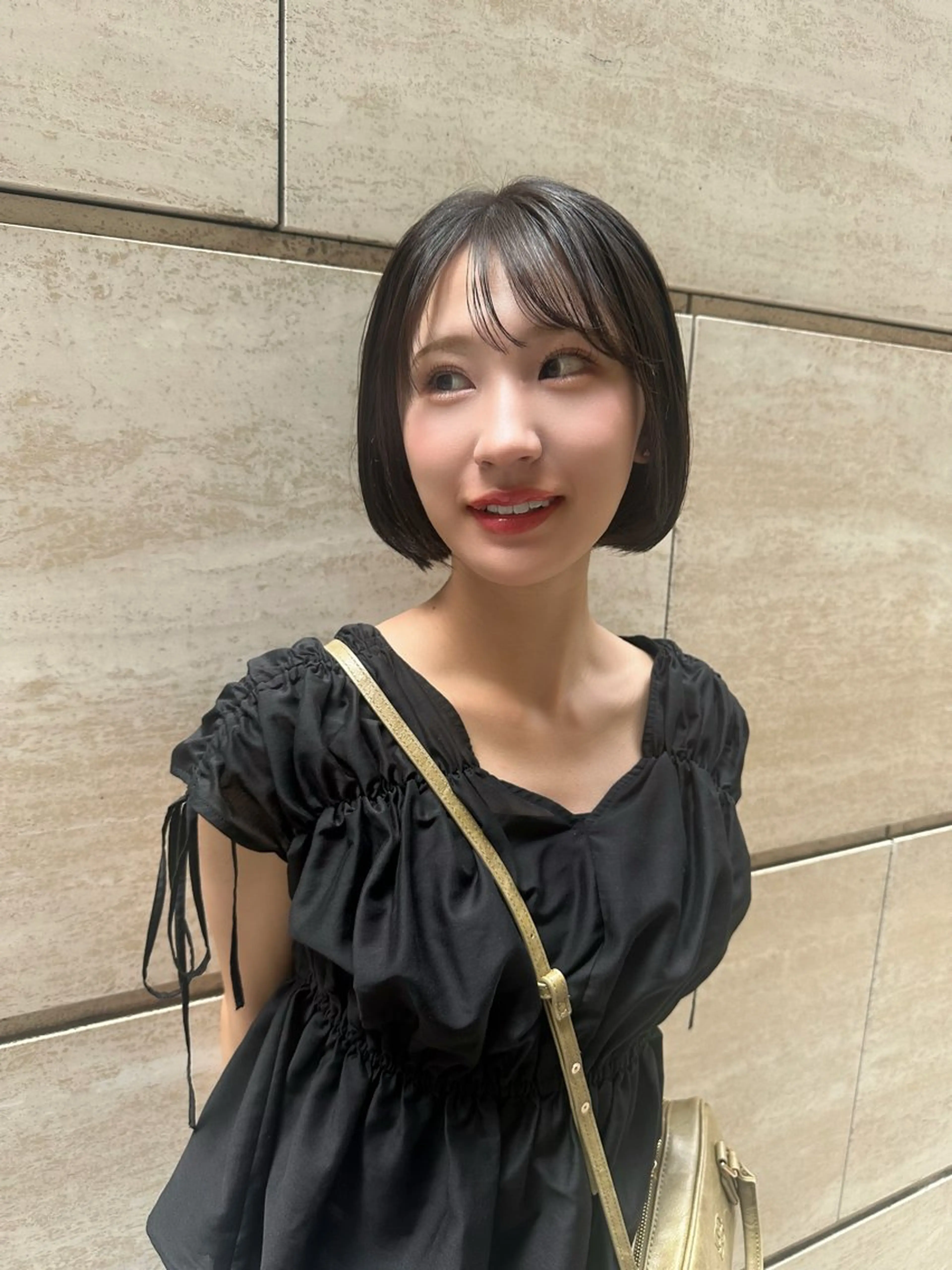ショート ボブ カット ヘアカラー トリートメント 髪質改善/韓国風 レイヤー/田村祐樹のヘアスタイル