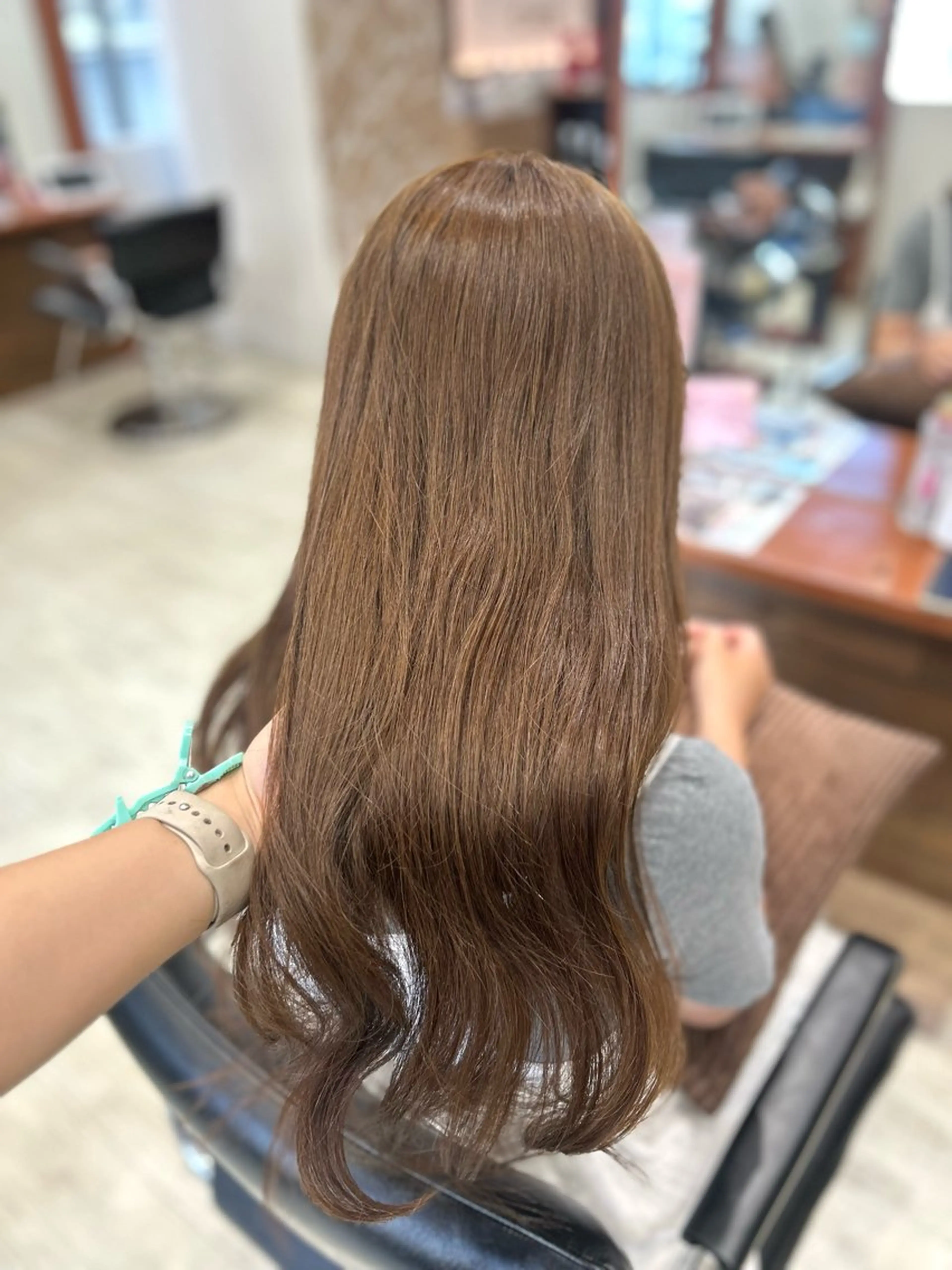 カラー ベージュカラー ヘーゼル ヘアカラー 🎀透明感/レイヤ ー/Kotona🎀のヘアスタイル