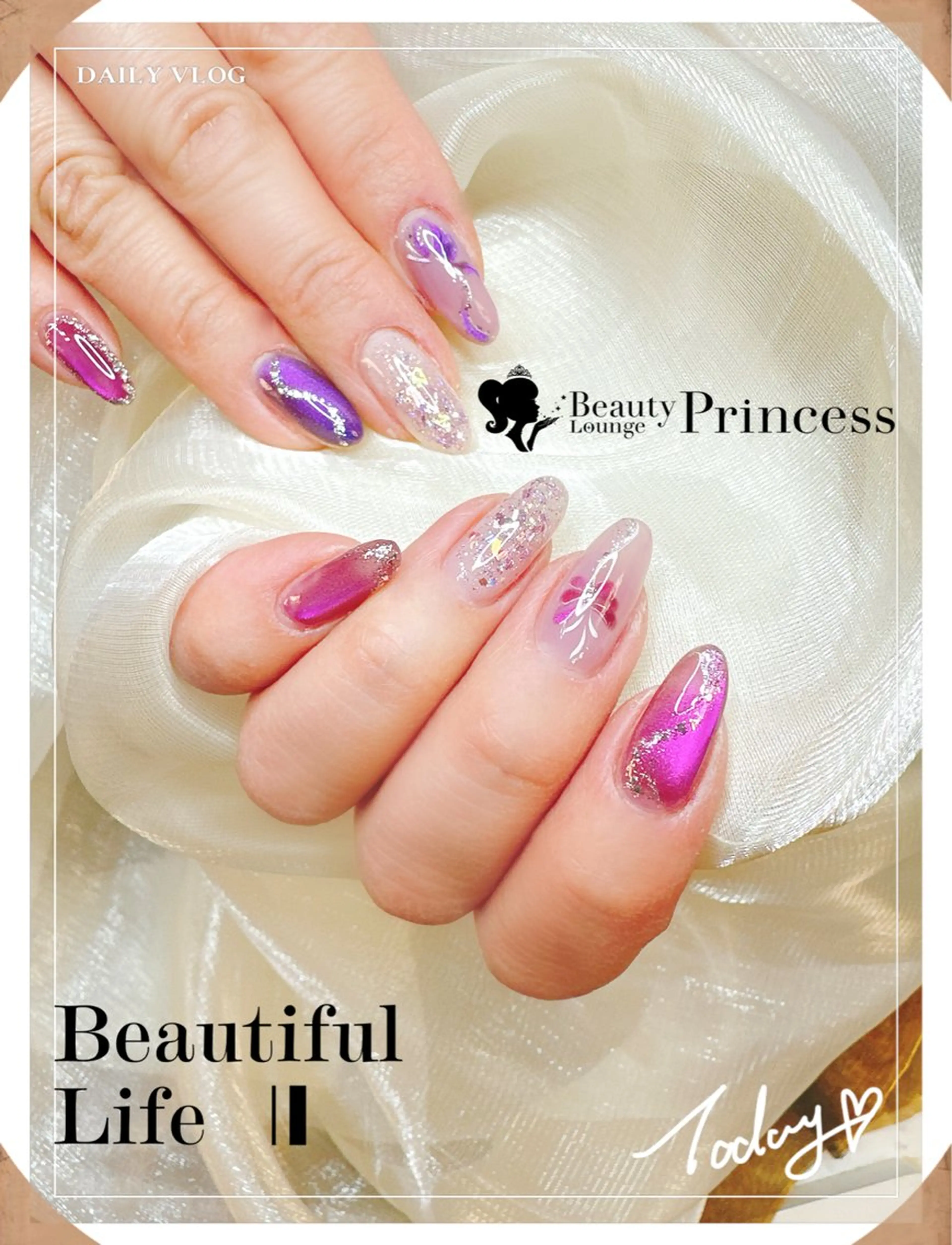 ネイル ハンドネイル ハンドケア PRINCESS Linのネイルデザイン
